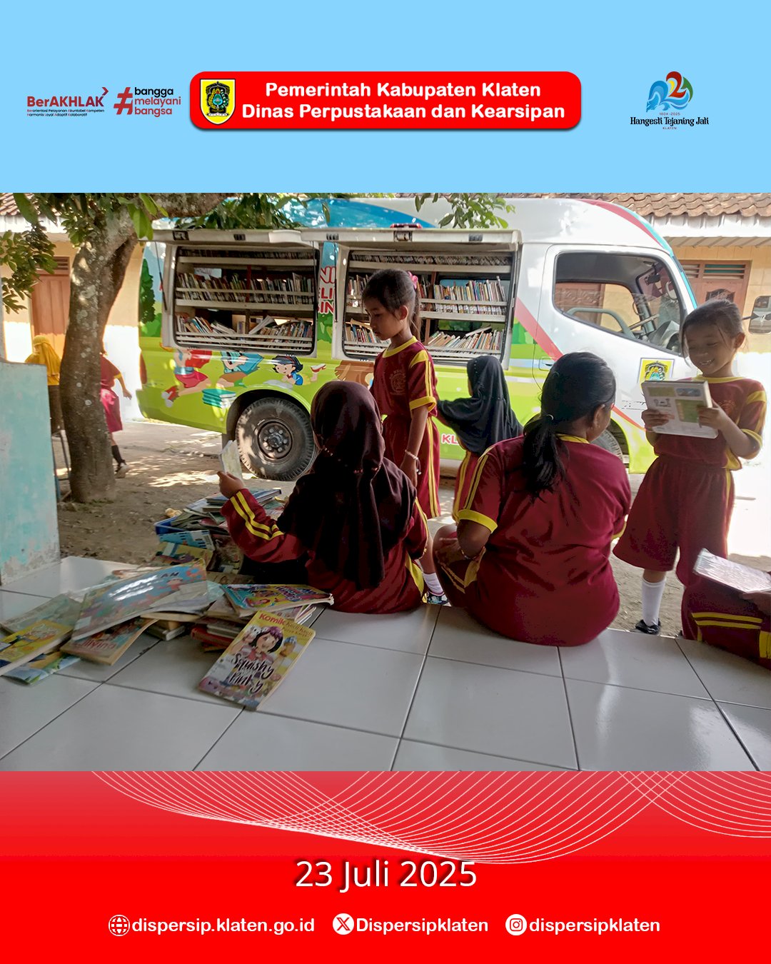 Mbak Marsini Kembali Hadir, Semarakkan Literasi di SDN 1 Wadunggetas Bersama KKN UIN RM Said
