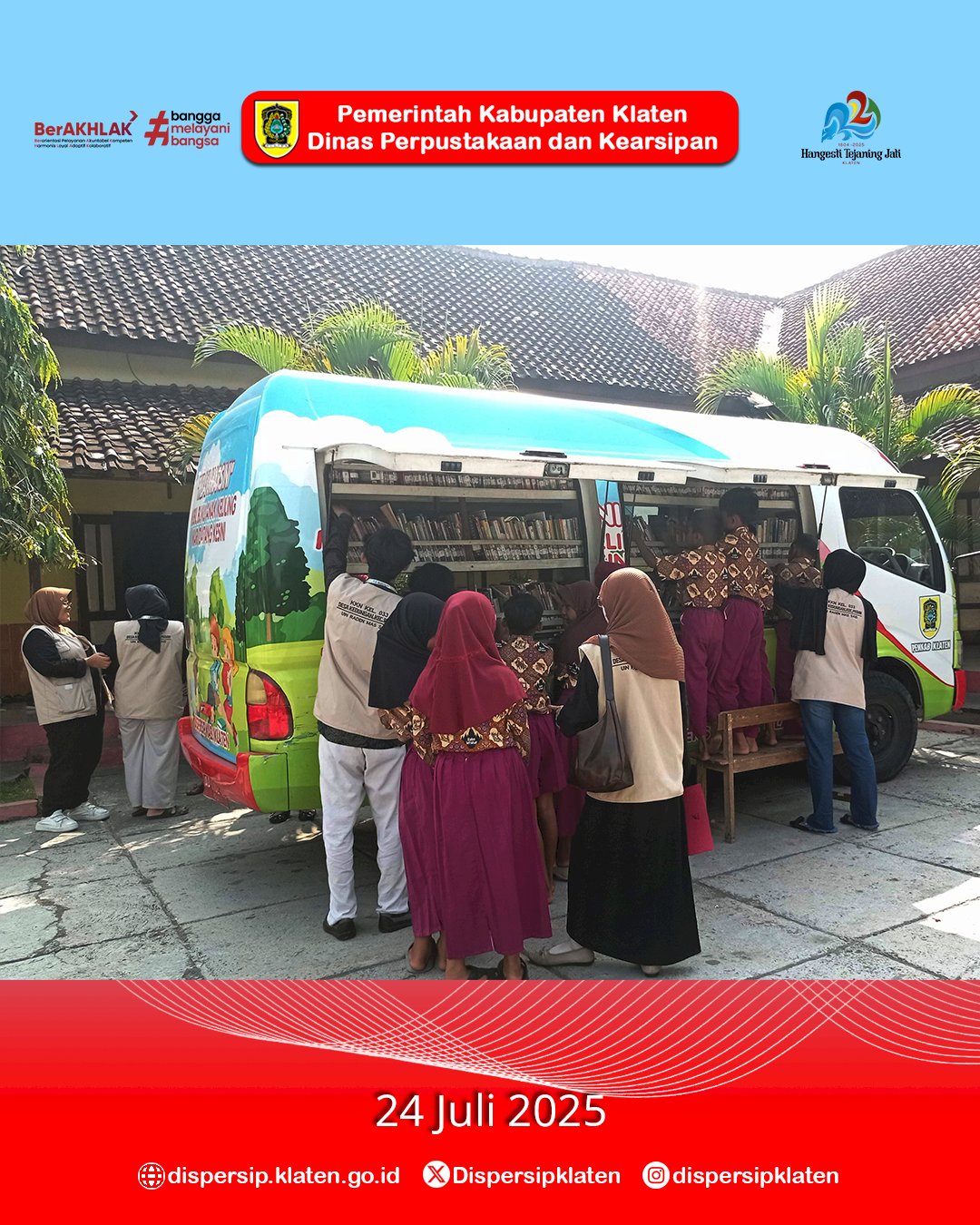 Mbak Marsini Singgah di SDN 1 Kedungan, Pedan: Dukungan Literasi Bersama KKN UIN RM Said Surakarta