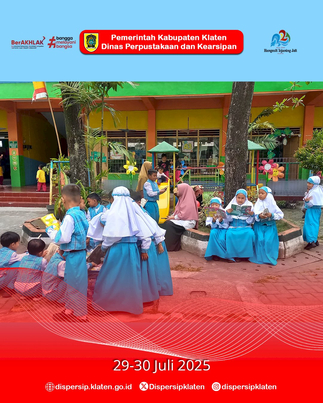 Dua Hari Bersama Mbak Marsini, SDIT Al Furqon Klaten Antusias Dukung Literasi Anak