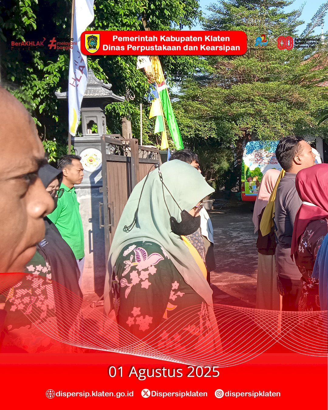 Dispersip Klaten Gelar Apel Jumat Pagi, Bahas Ketentuan Penggunaan Seragam Dinas Terbaru