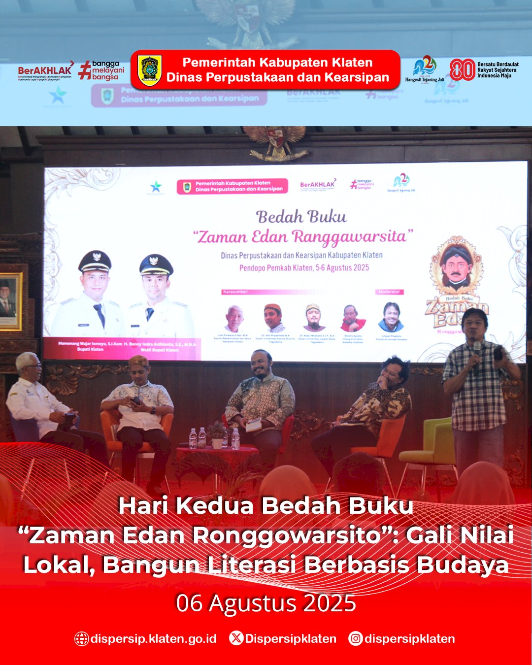 Hari Kedua Bedah Buku “Zaman Edan Ronggowarsito”: Gali Nilai Lokal, Bangun Literasi Berbasis Budaya
