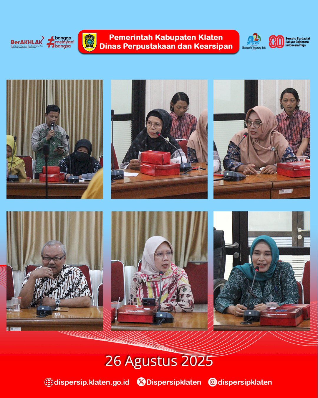 Forum Konsultasi Publik (FKP)2025 Dispersip Klaten, Wadah Aspirasi untuk Tingkatkan Kualitas Layanan