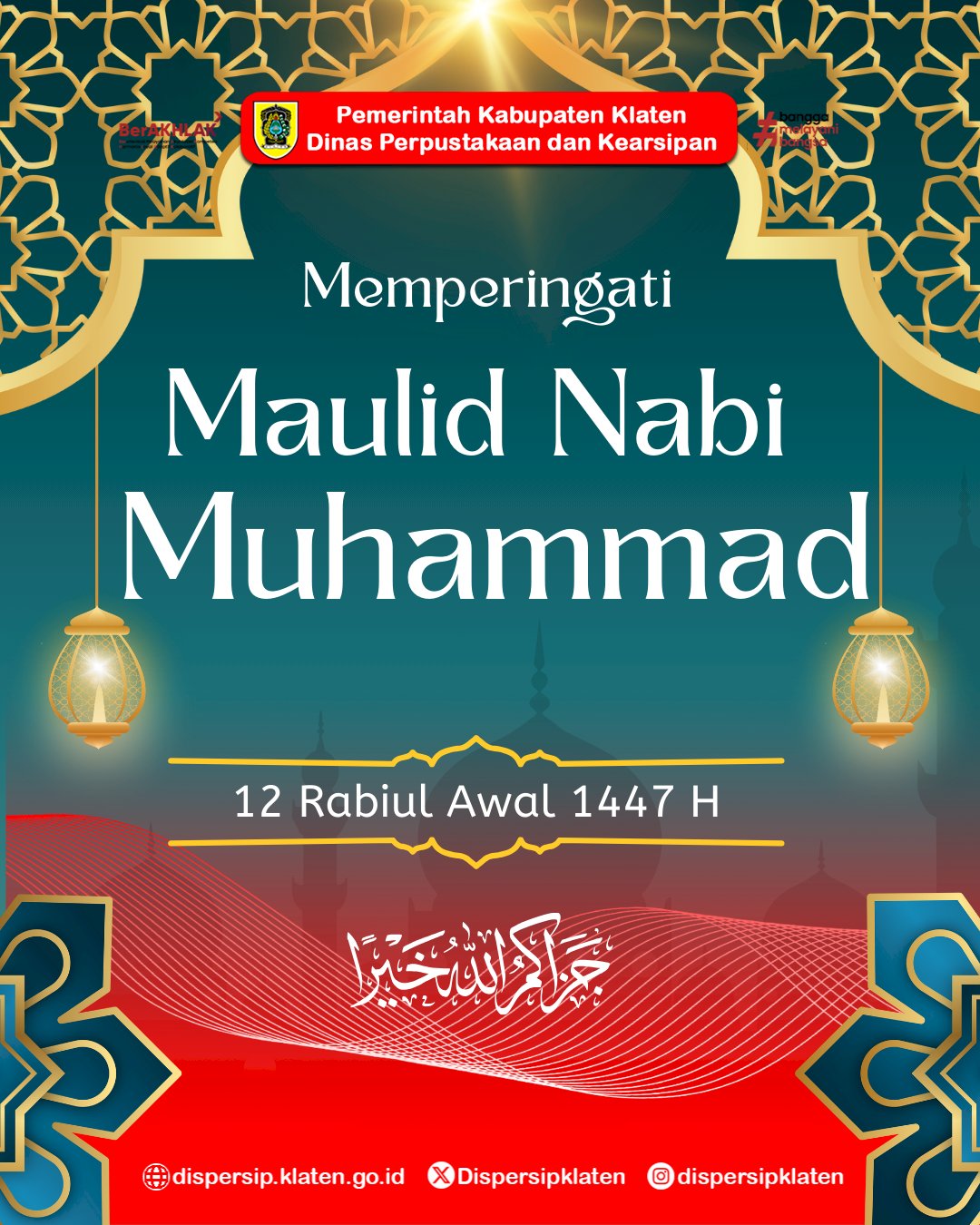 Selamat memperingati Maulid Nabi Muhammad 1447H