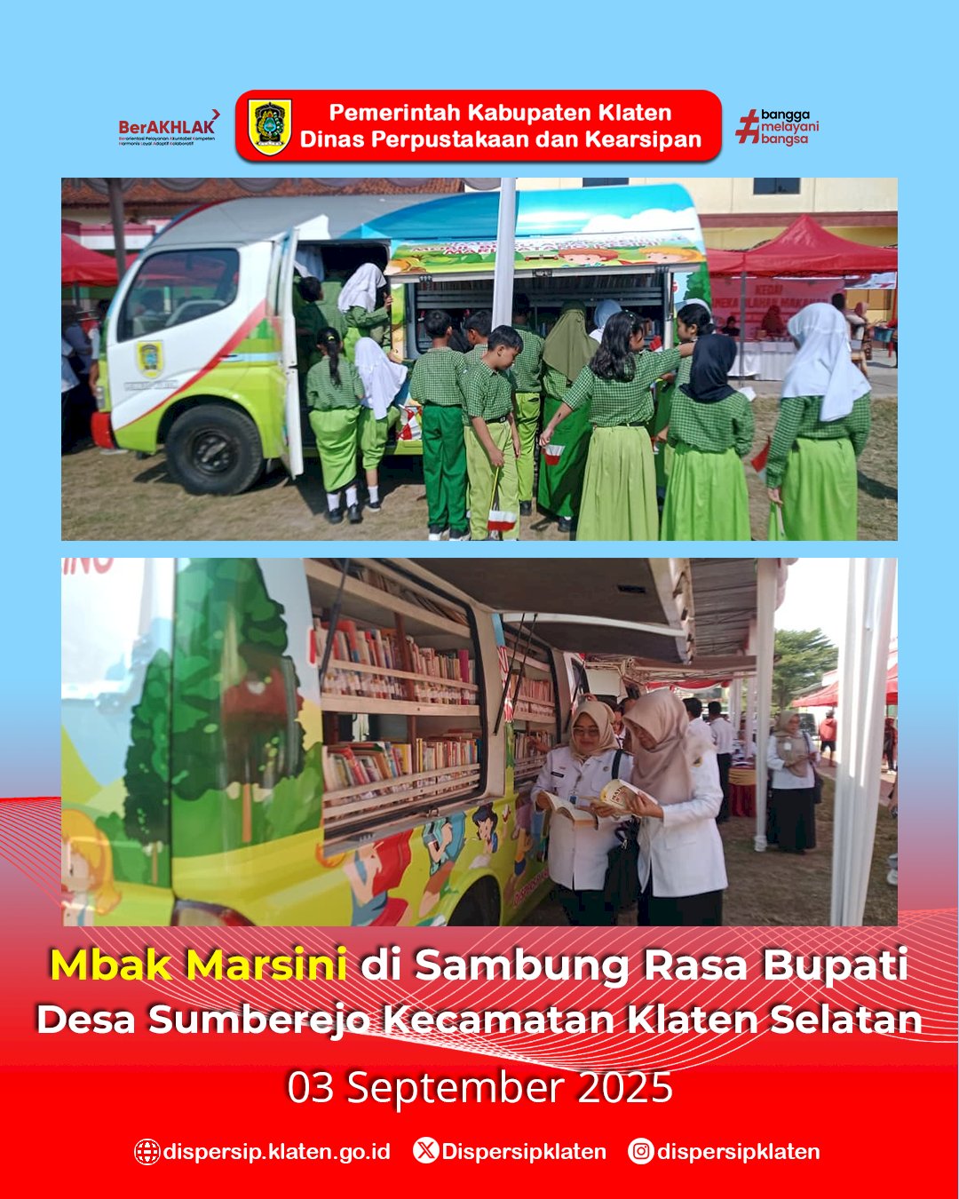 Sambung Rasa Bupati di Jogonalan dan Klaten Selatan Semakin Berwarna dengan Mbak Marsini