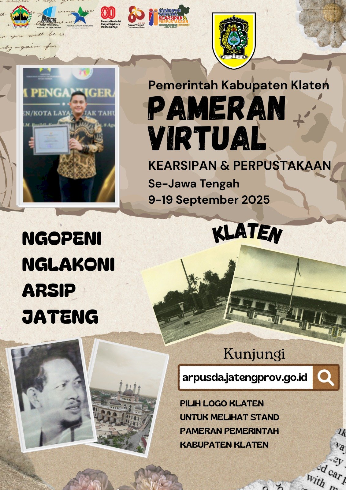 Pameran Virtual Kearsipan & Perpustakaan se-Jawa Tengah 2025