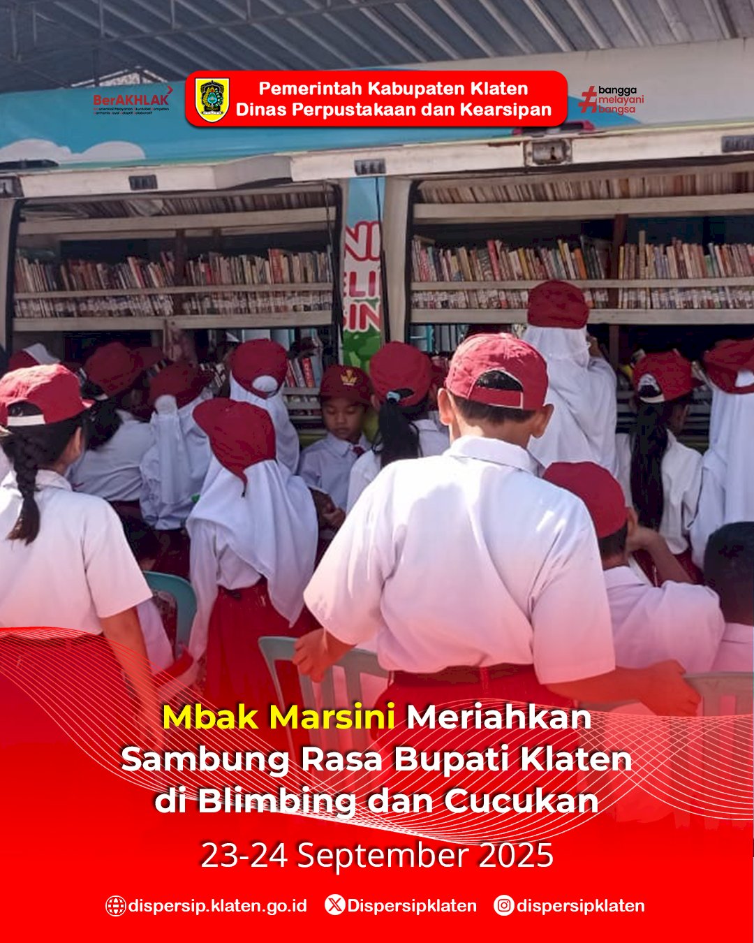 Mbak Marsini Meriahkan Sambung Rasa Bupati Klaten di Blimbing dan Cucukan