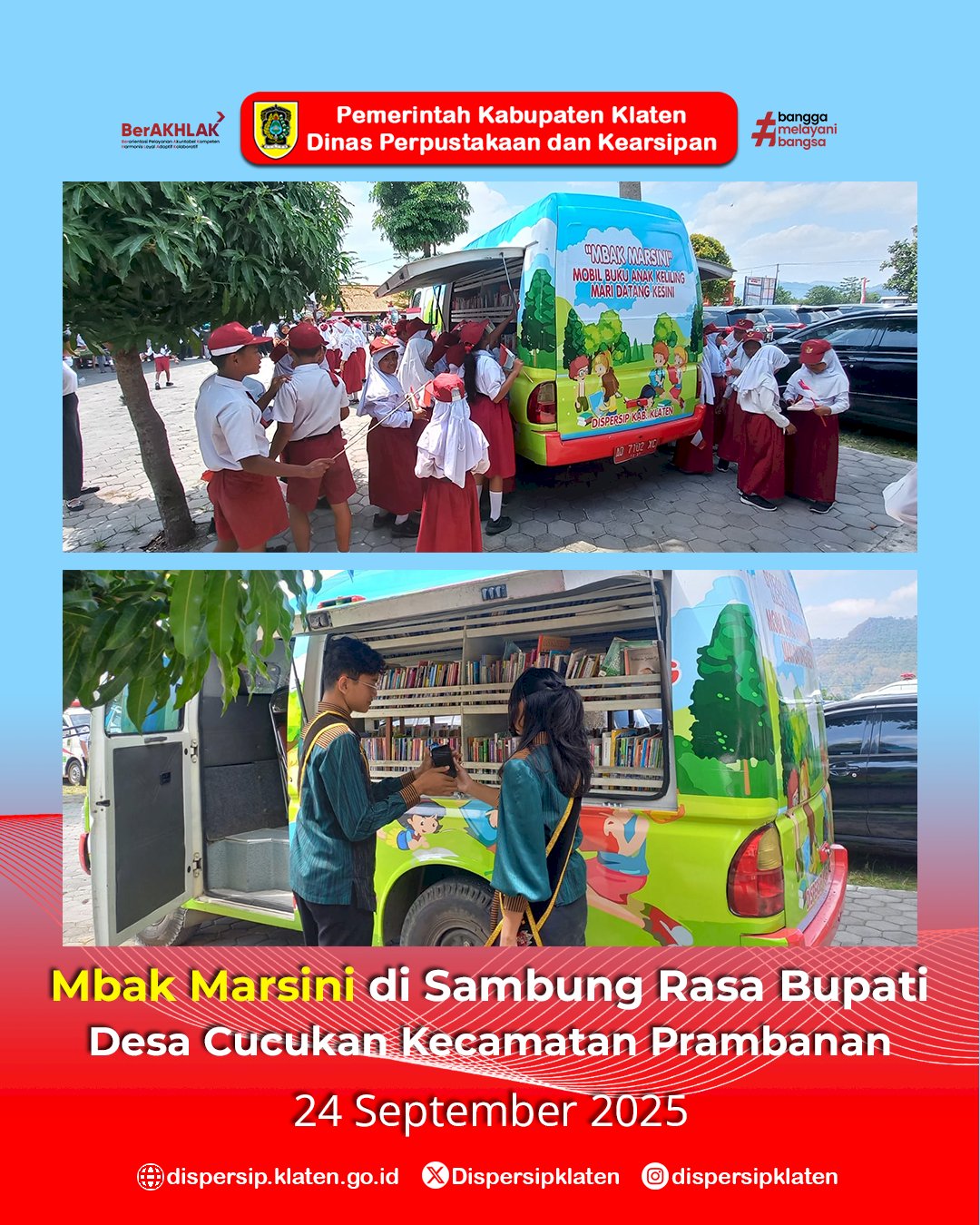 Mbak Marsini Meriahkan Sambung Rasa Bupati Klaten di Blimbing dan Cucukan