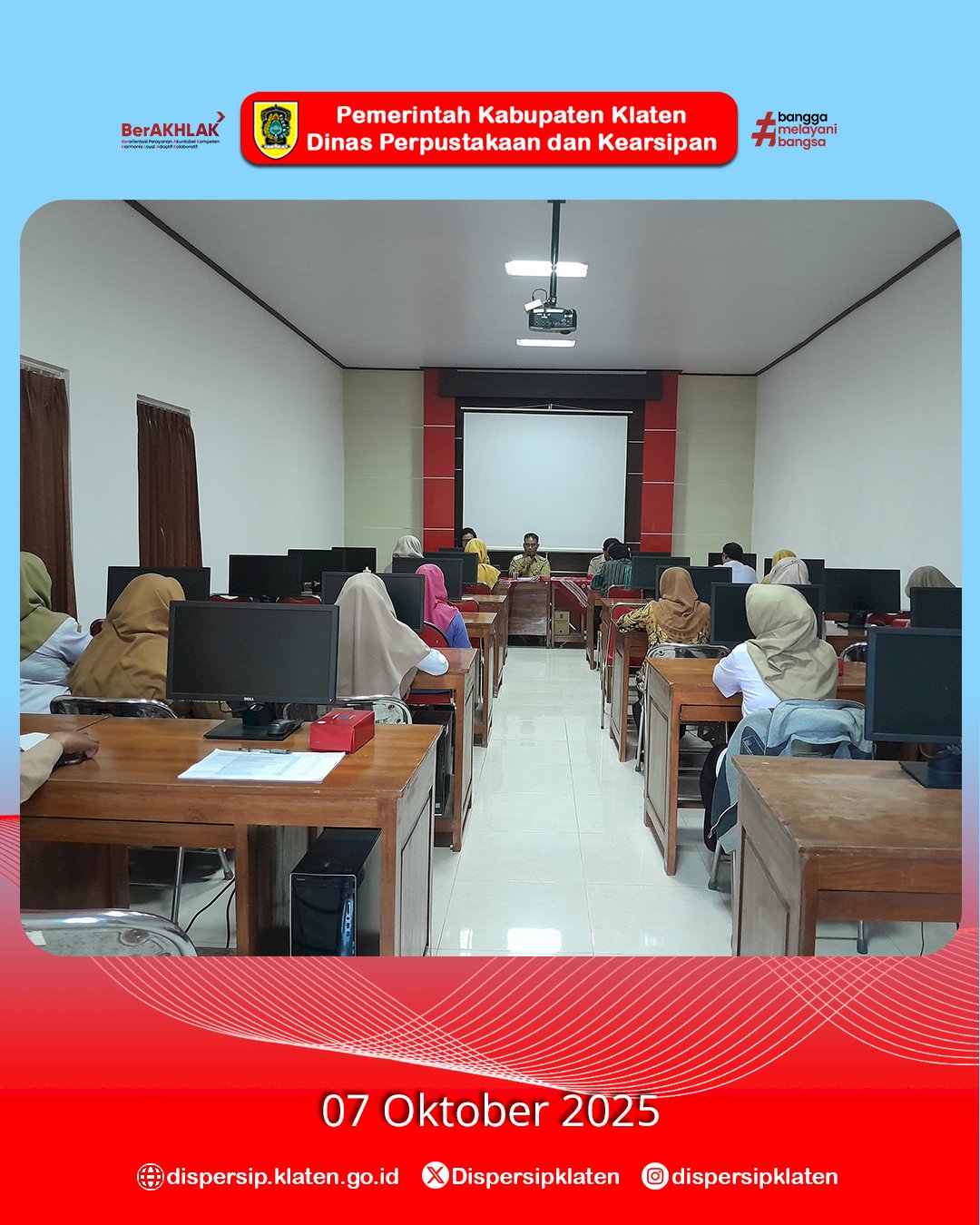 Dispersip Klaten Gelar Rapat Koordinasi Sinkronisasi Program Kerja Bersama IPI Kabupaten Klaten
