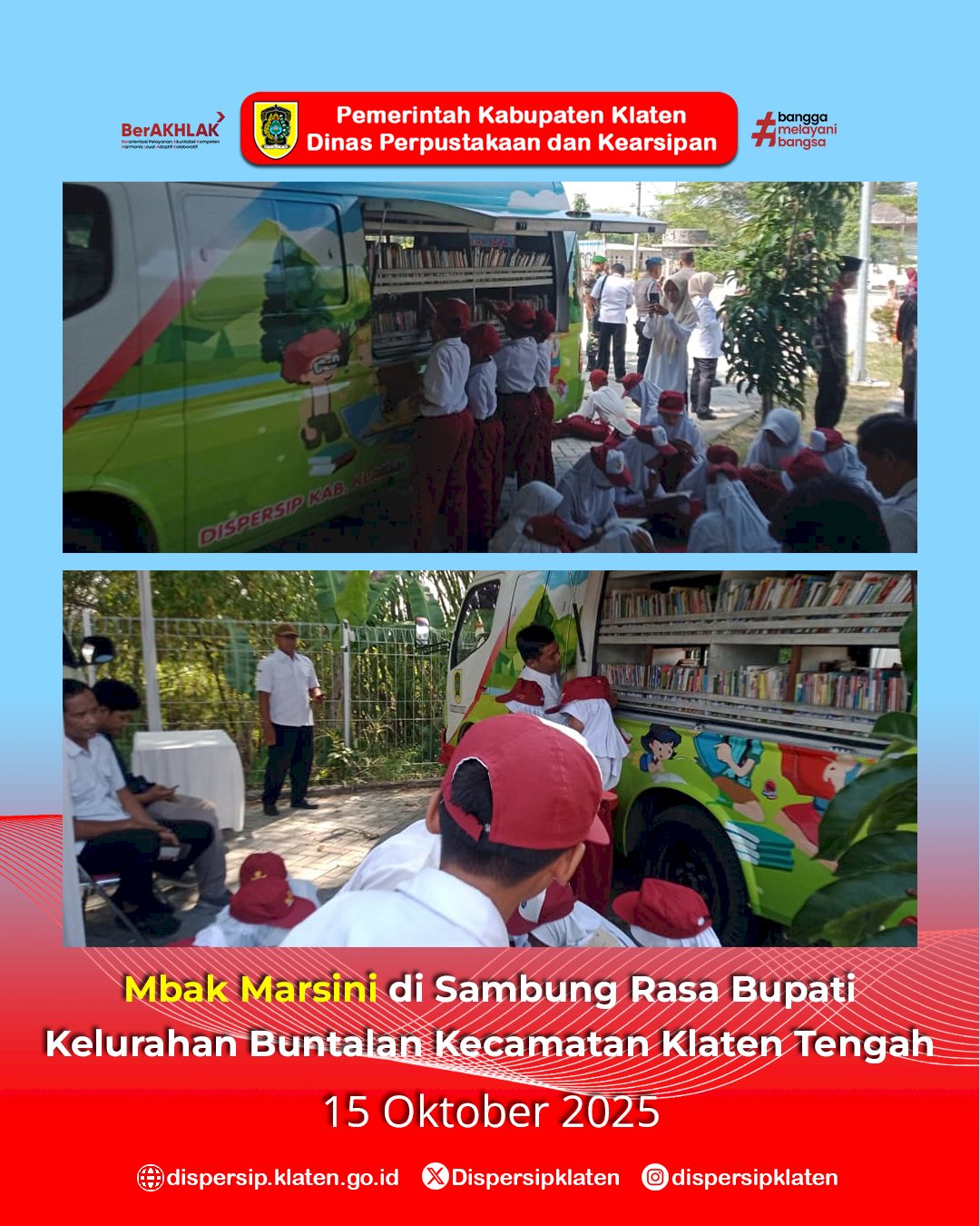 Mbak Marsini Hadir di Sambung Rasa Desa Karanganom dan Kelurahan Buntalan, Dekatkan Literasi ke Warga Klaten