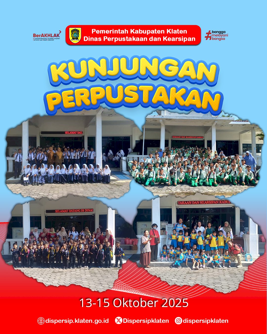 Serunya Belajar di Perpustakaan, Pelajar dari Trucuk hingga Jatinom Antusias Berkunjung