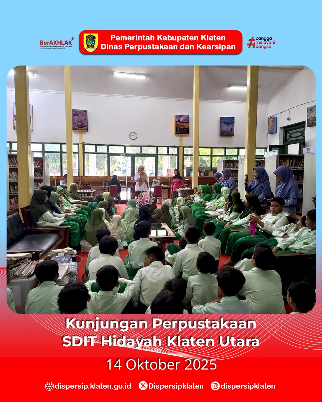 Serunya Belajar di Perpustakaan, Pelajar dari Trucuk hingga Jatinom Antusias Berkunjung