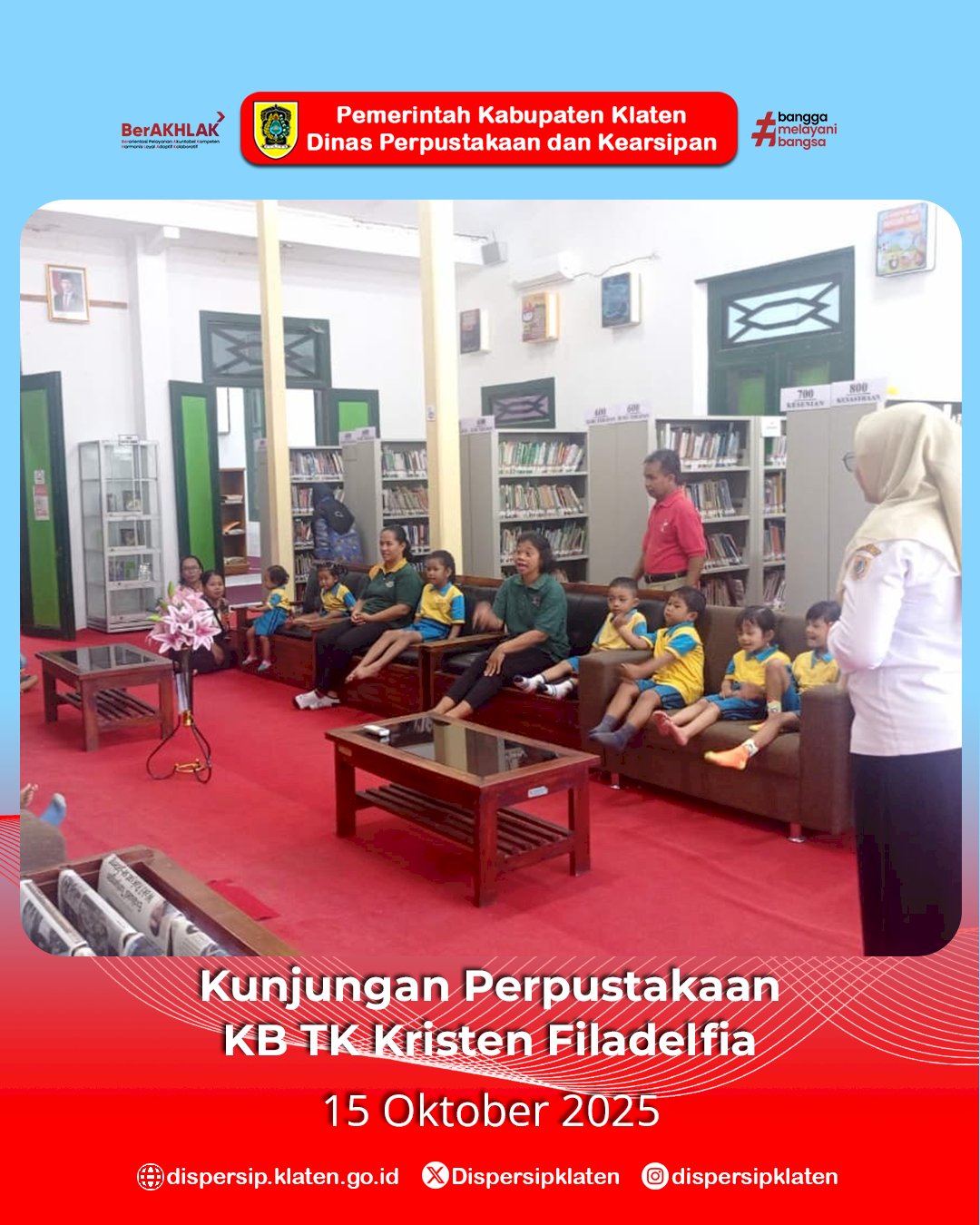 Serunya Belajar di Perpustakaan, Pelajar dari Trucuk hingga Jatinom Antusias Berkunjung