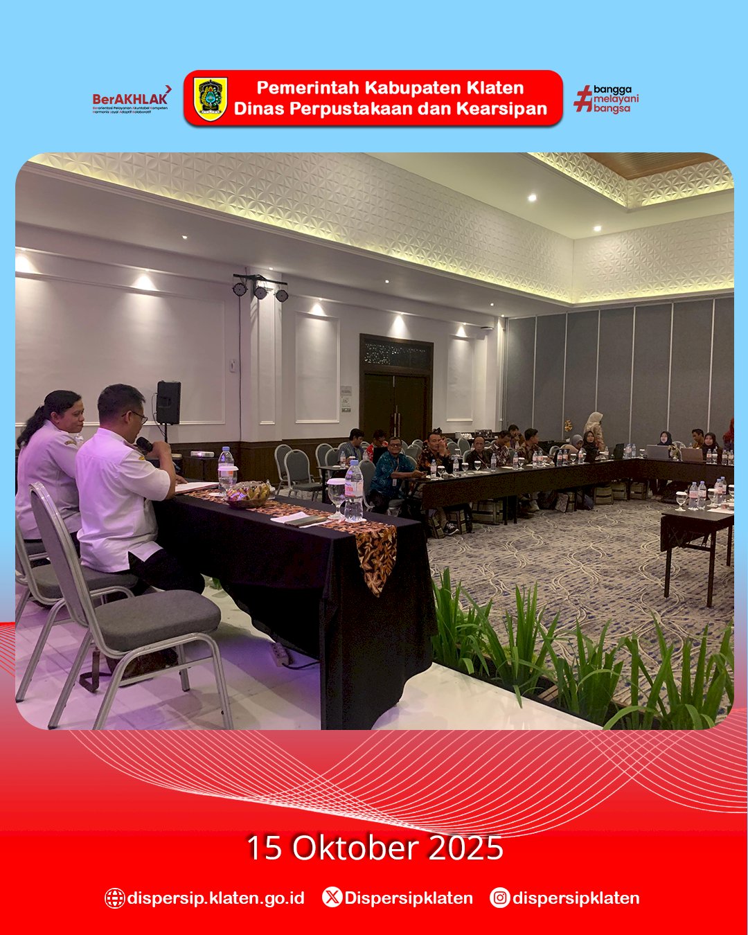 Dispersip Klaten Kenalkan Aplikasi Srikandi dalam Workshop Aparatur Desa se-Gantiwarno