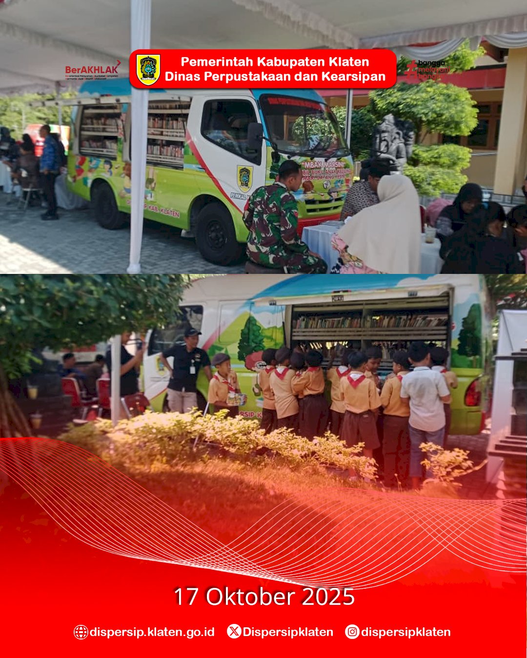 Mendekatkan Buku ke Warga, Mbak Marsini Ramaikan Sambung Rasa di Karangasem, Cawas