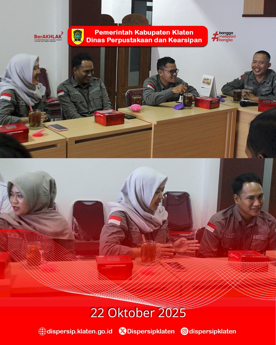 Kaji Tiru Diskarpus Jepara ke Klaten, Bahas Implementasi Srikandi dan Program di Wilayah Rawan Bencana