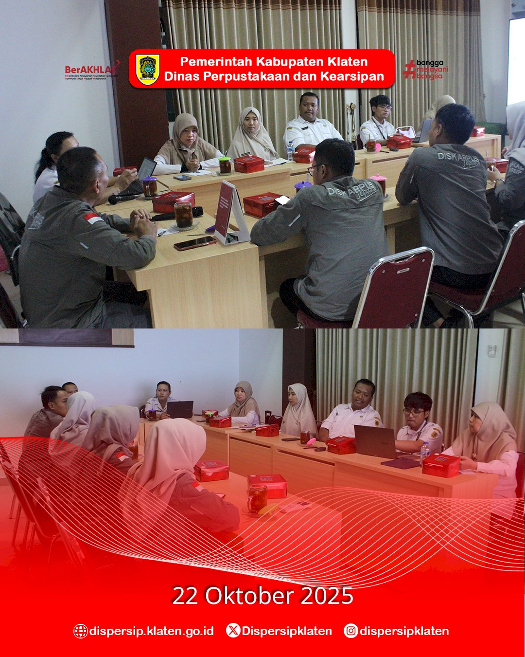 Kaji Tiru Diskarpus Jepara ke Klaten, Bahas Implementasi Srikandi dan Program di Wilayah Rawan Bencana