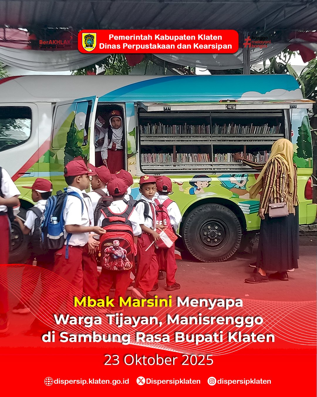 Mbak Marsini Menyapa Warga Tijayan di Sambung Rasa Bupati Klaten