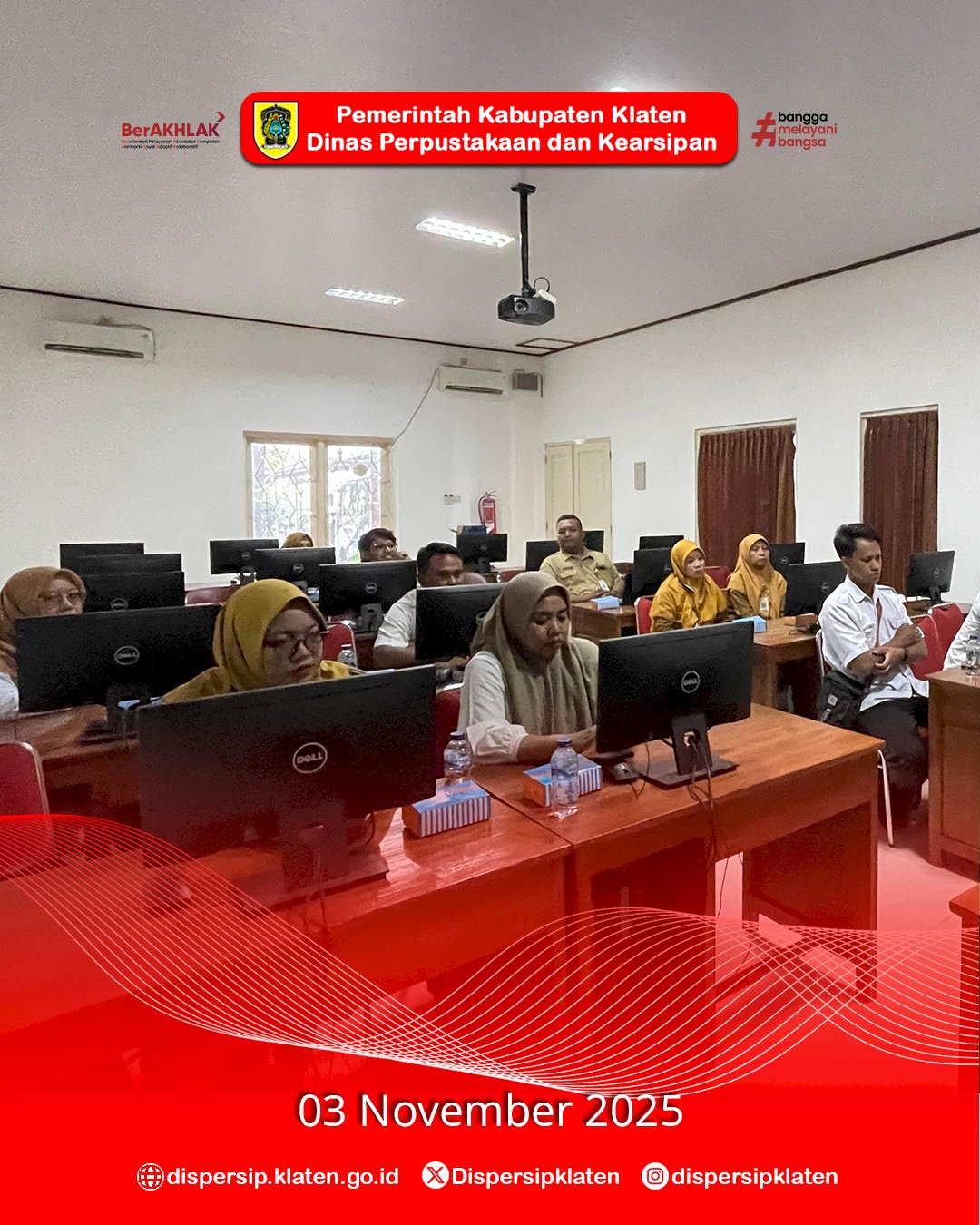 Kunjungan Bimbingan Kearsipan Dinas Ketahanan Pangan dan Pertanian, Bahas Pengelolaan Arsip Fisik & Digital