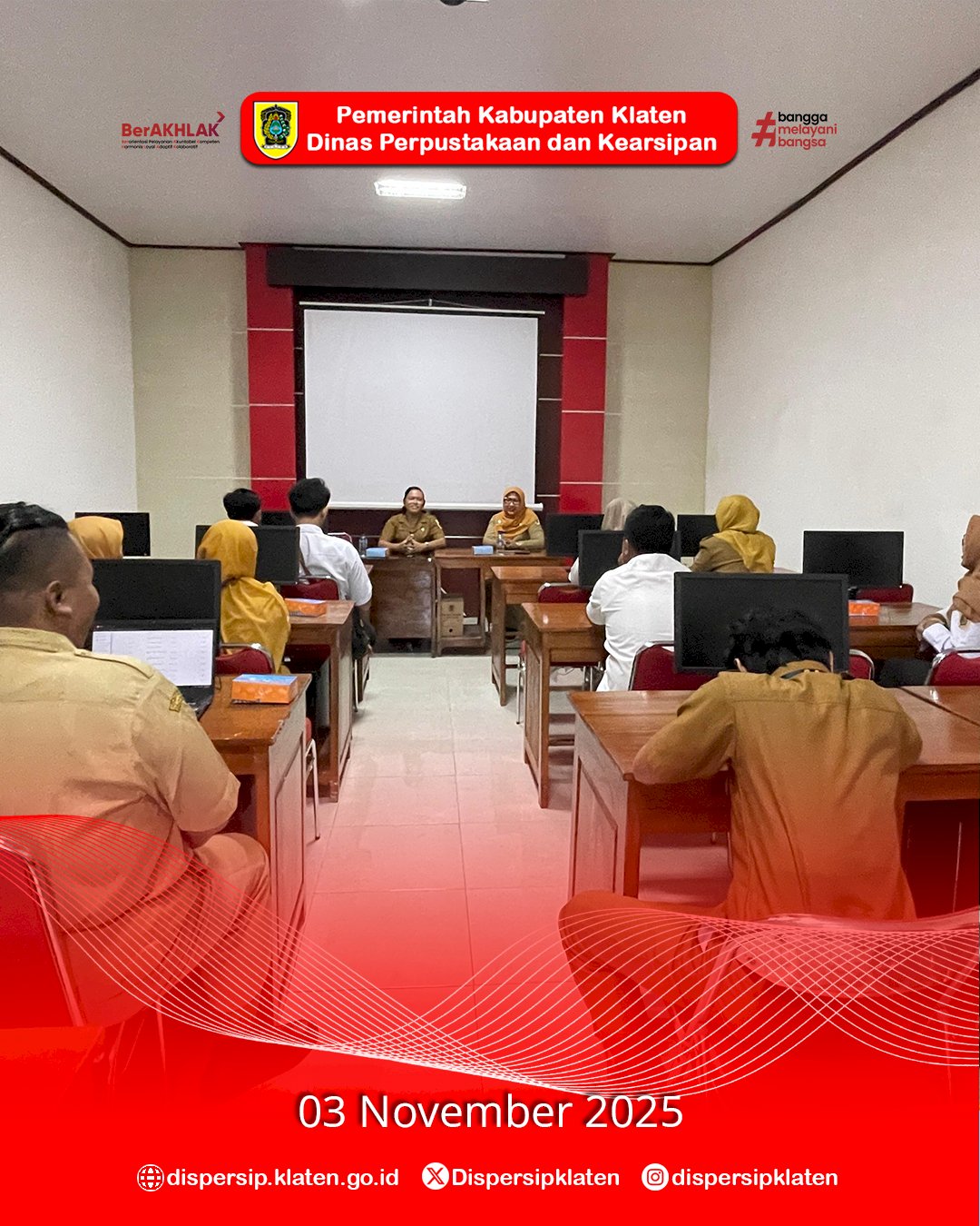 Kunjungan Bimbingan Kearsipan Dinas Ketahanan Pangan dan Pertanian, Bahas Pengelolaan Arsip Fisik & Digital