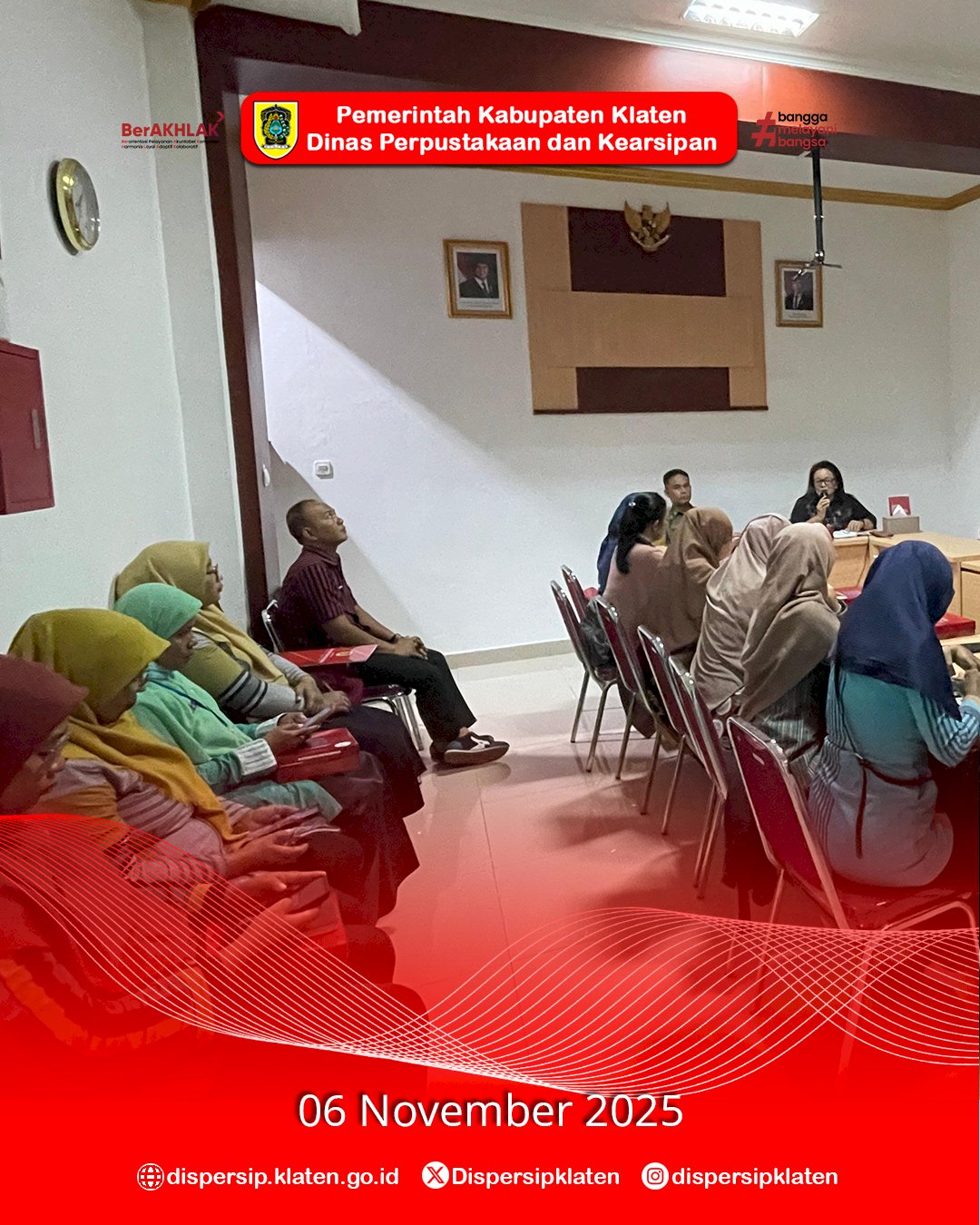 Dispersip Klaten Gelar Rapat Koordinasi dengan Komunitas Read Aloud untuk Perkuat Program Literasi