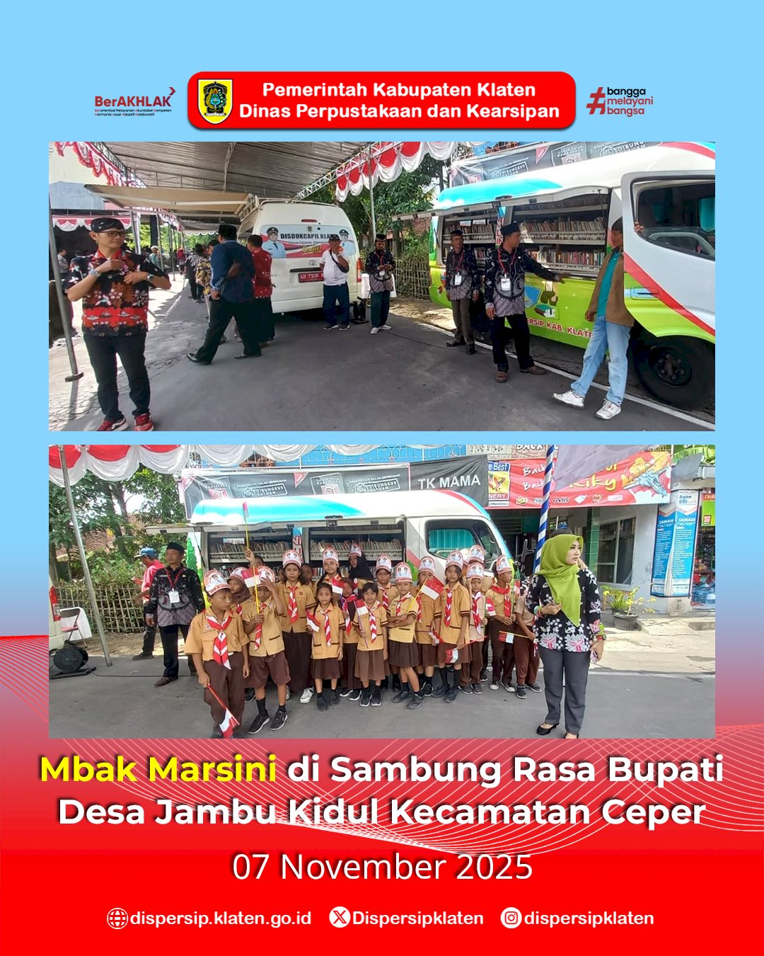 Mbak Marsini Semarakkan Sambung Rasa di Pedan dan Ceper