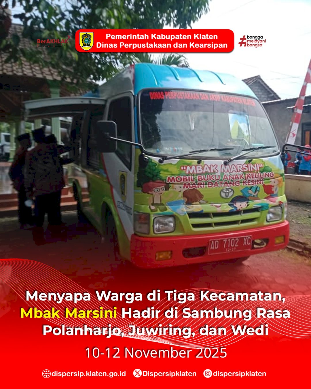 Menyapa Warga di Tiga Kecamatan, Mbak Marsini Hadir di Sambung Rasa Polanharjo, Juwiring, dan Wedi