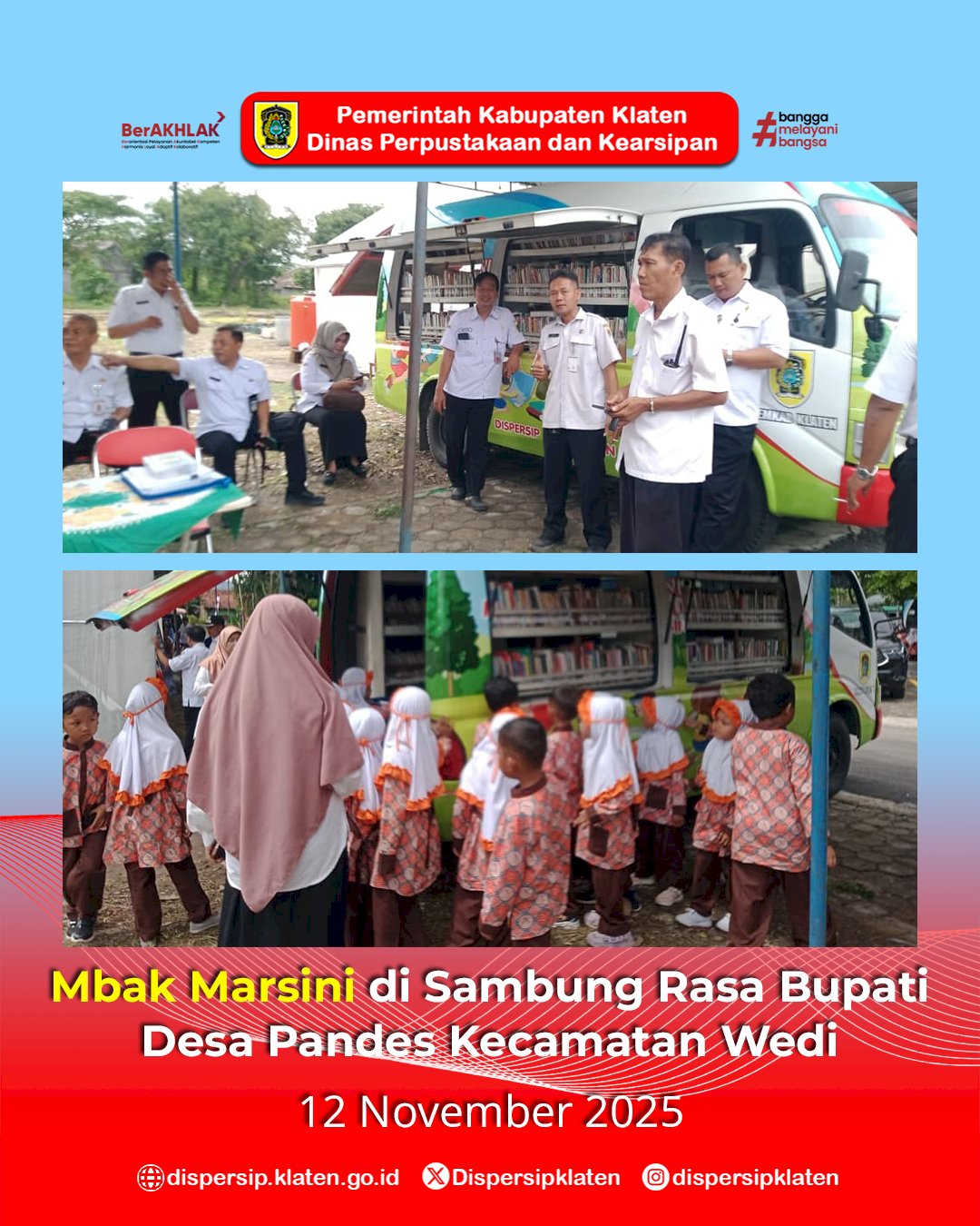 Menyapa Warga di Tiga Kecamatan, Mbak Marsini Hadir di Sambung Rasa Polanharjo, Juwiring, dan Wedi