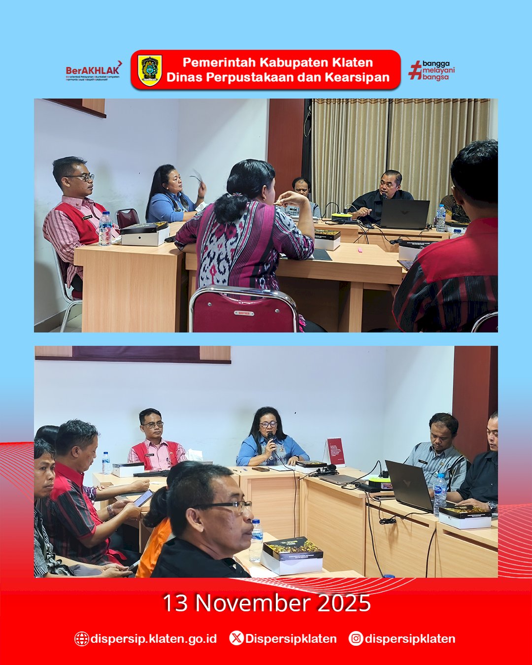 Menuju Klafiesta 2025, Dispersip Klaten Perkuat Kolaborasi dengan Berbagai Perangkat Daerah