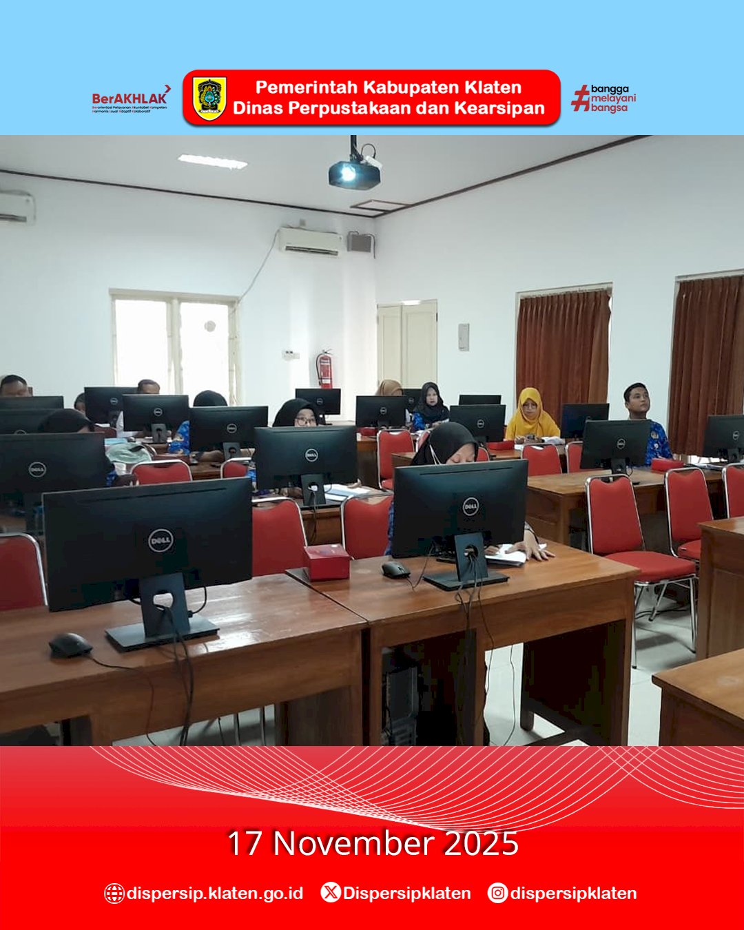 Optimalisasi Pengisian Data IPLM 2025, Dispersip Klaten Hadirkan Sosialisasi dan Desk Teknis