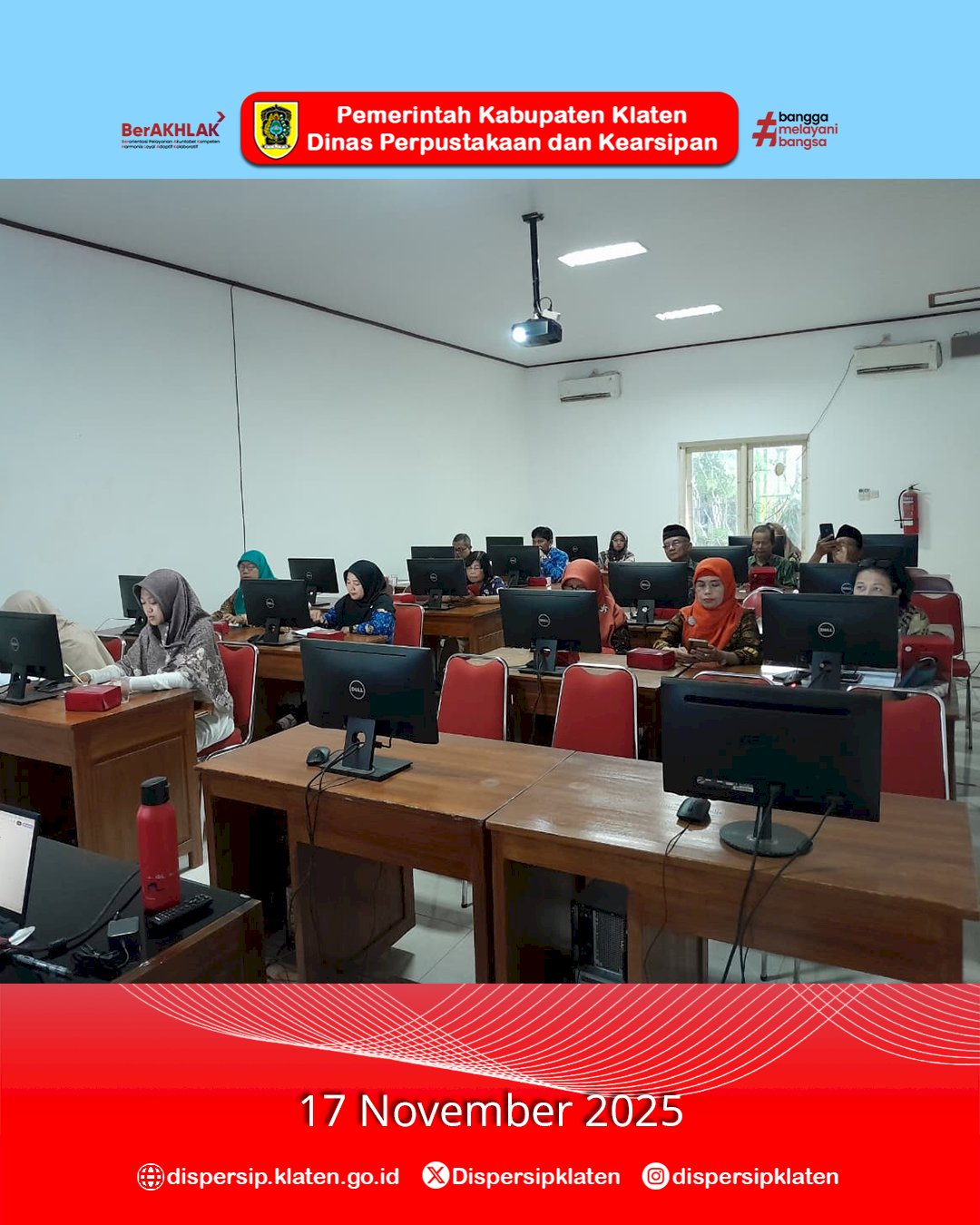 Optimalisasi Pengisian Data IPLM 2025, Dispersip Klaten Hadirkan Sosialisasi dan Desk Teknis