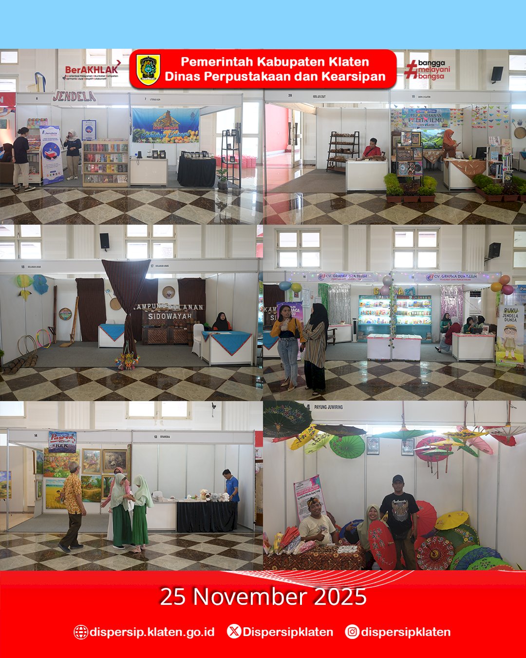 Klafiesta 2025 Dibuka Meriah dengan Lomba Kreativitas dan Stand Literasi di Grha Bung Karno