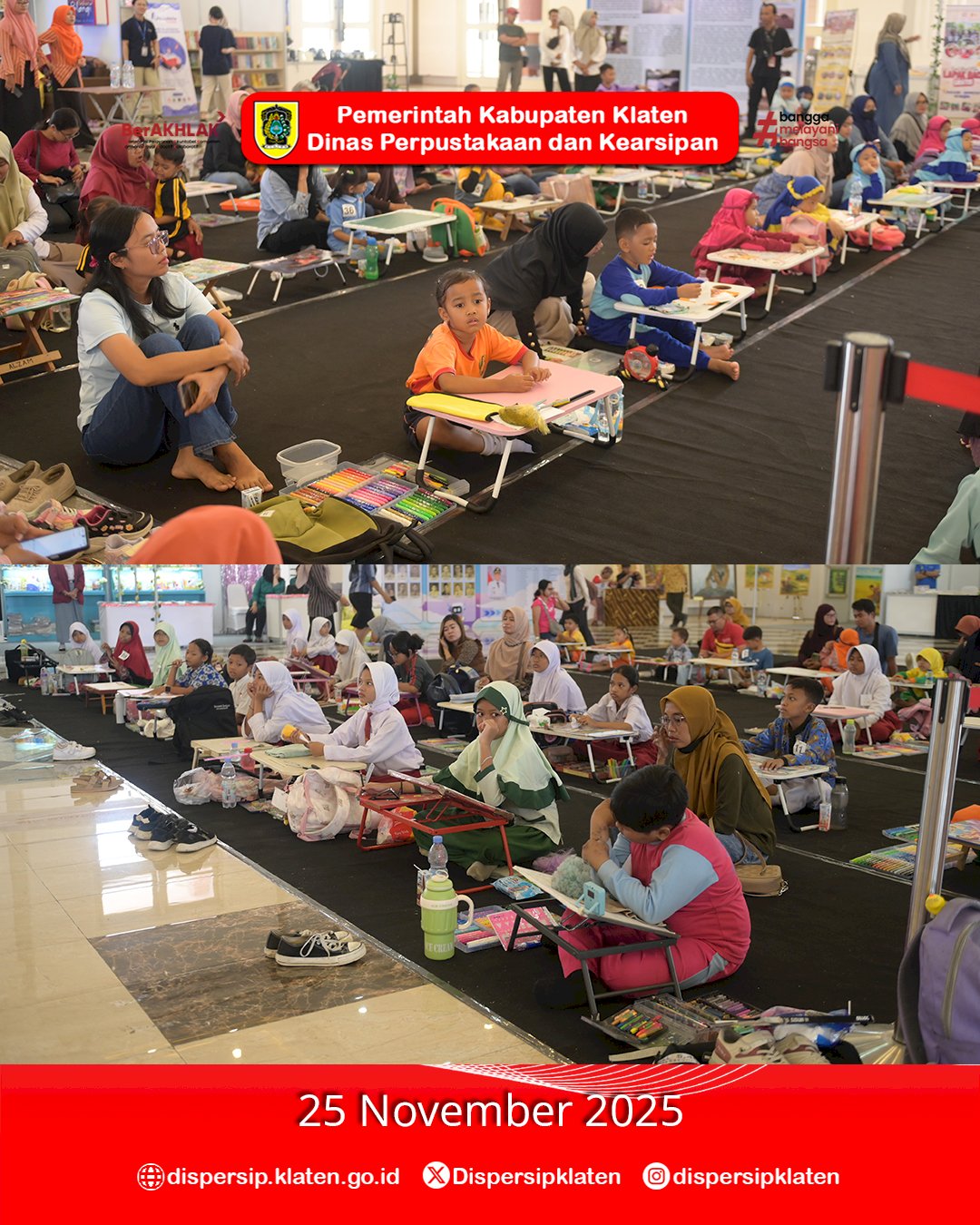 Klafiesta 2025 Dibuka Meriah dengan Lomba Kreativitas dan Stand Literasi di Grha Bung Karno