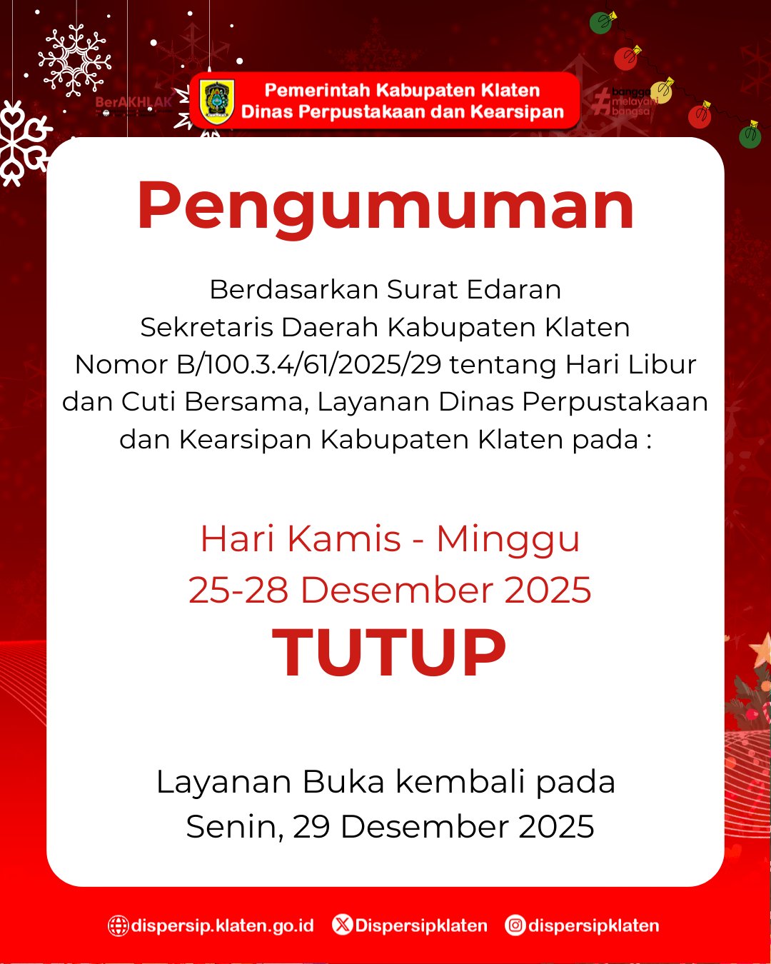 Selamat Hari Natal 2025
