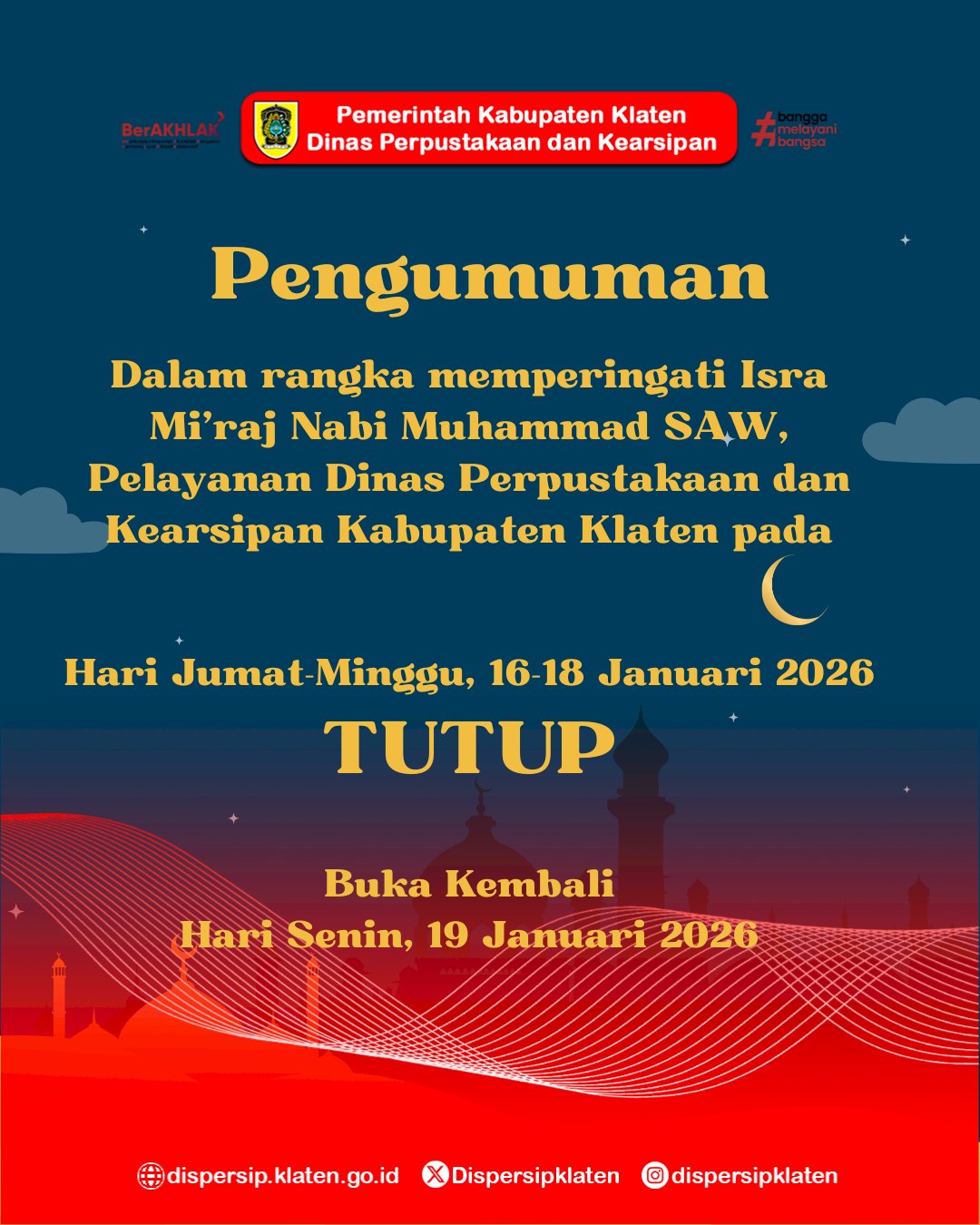 Selamat Memperingati Isra Mi'raj 1447 H