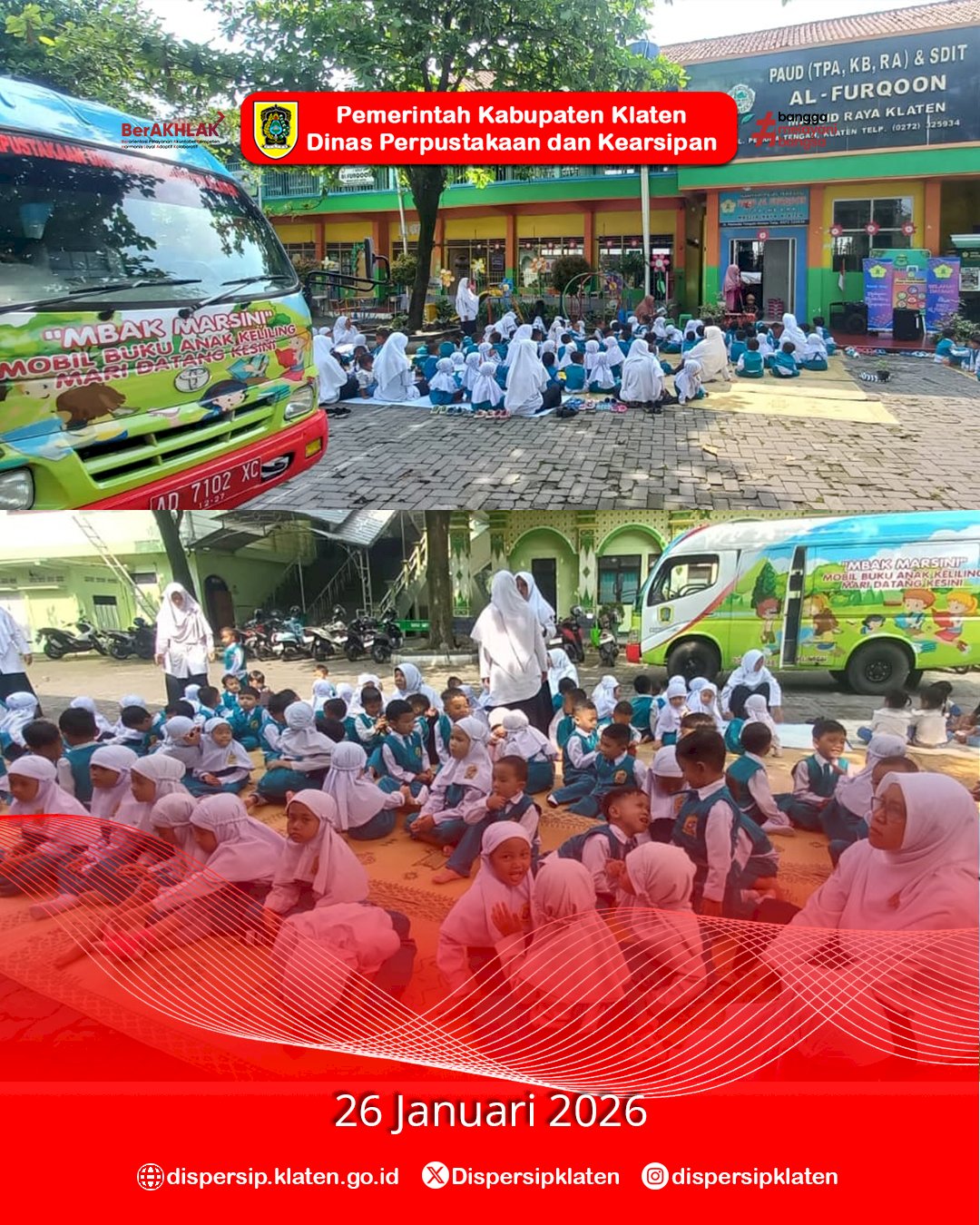 Mbak Marsini Hadir di PAUD Al Furqon, Perkuat Literasi dan Numerasi Anak Usia Dini