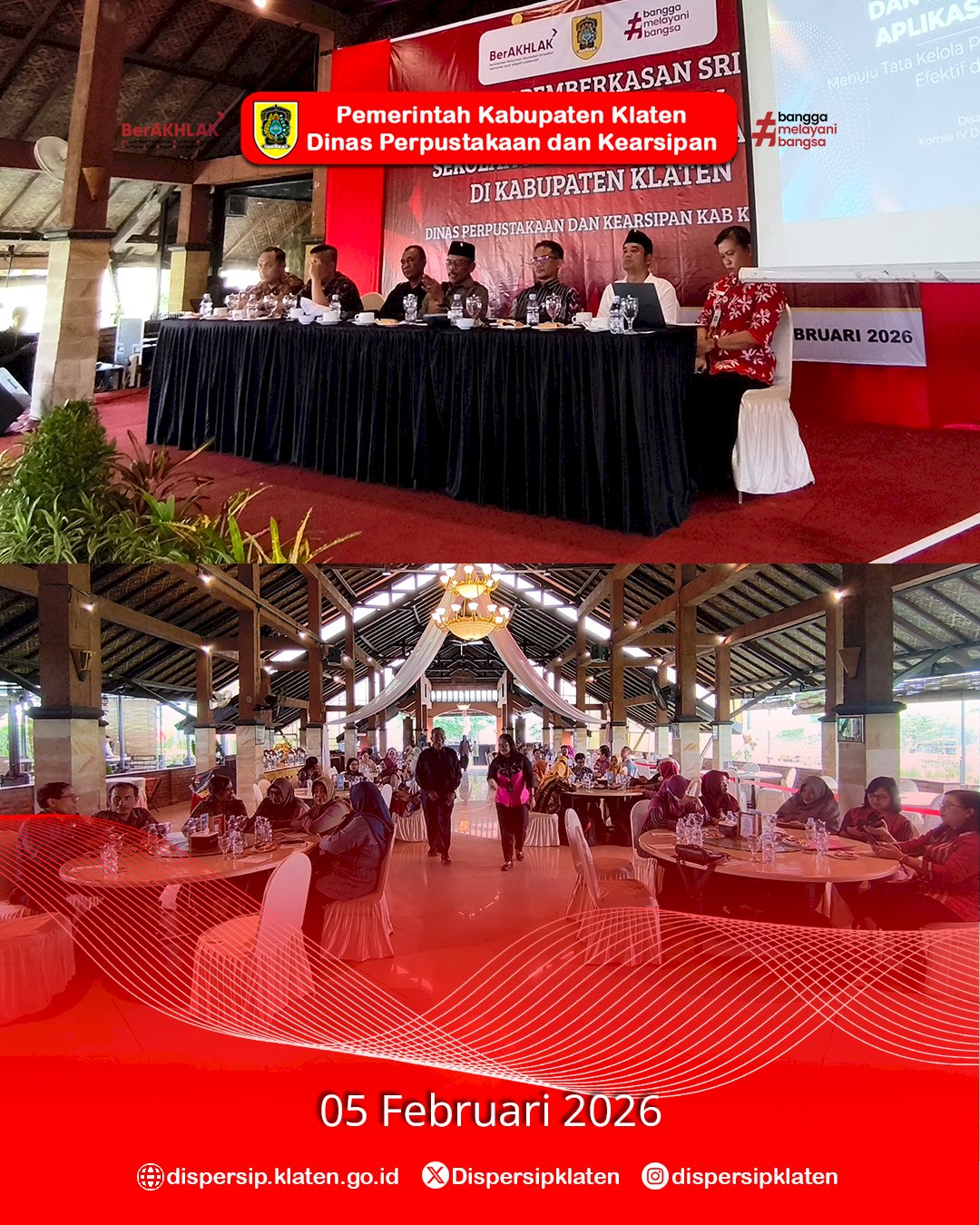 Dispersip Klaten Gelar Sosialisasi Pemberkasan Arsip SRIKANDI bagi Admin SMP se-Kabupaten Klaten