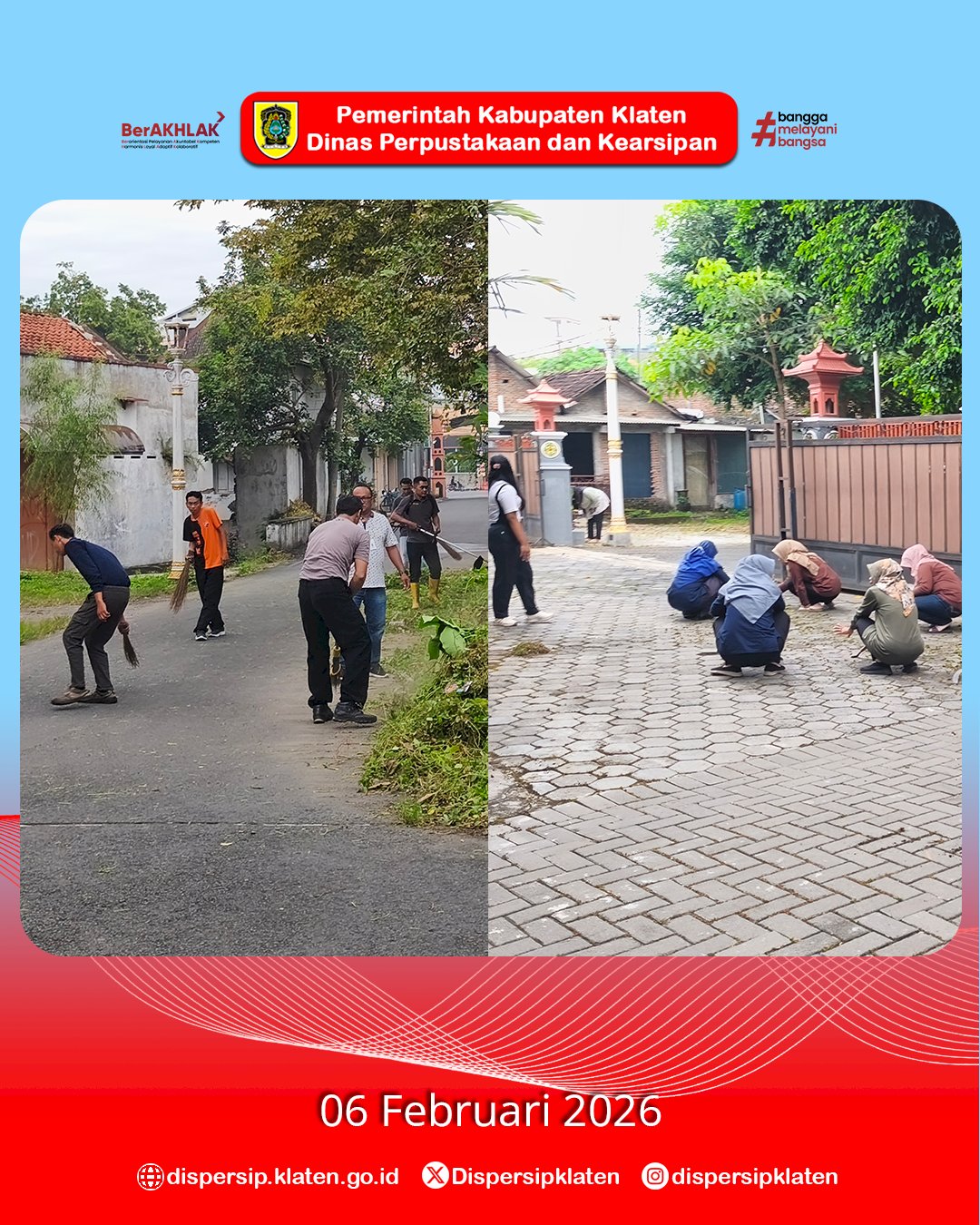 Jumat Bersih, Wujudkan Lingkungan Kerja Bersih dan Nyaman untuk Tingkatkan Pelayanan