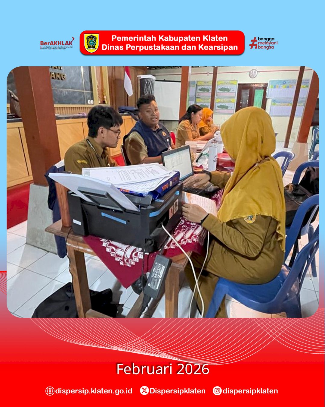 Perlindungan Arsip Masyarakat, Dispersip Gelar Inovasi Titip Bandaku di Desa Kupang, Karangdowo