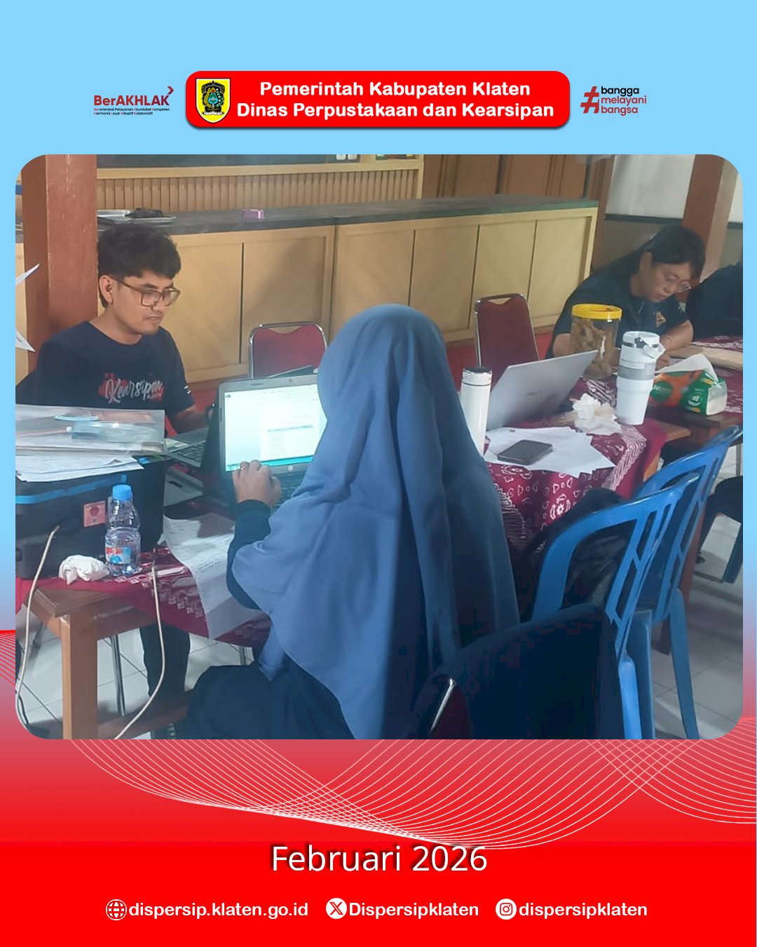 Perlindungan Arsip Masyarakat, Dispersip Gelar Inovasi Titip Bandaku di Desa Kupang, Karangdowo