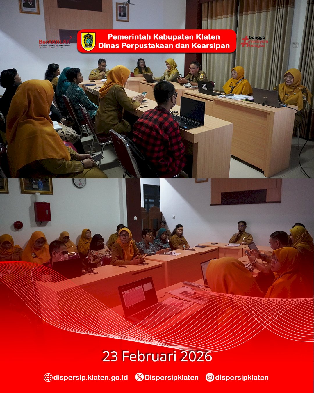 Penajaman Rencana Kerja 2027, Dispersip Klaten Gelar Forum Perangkat Daerah