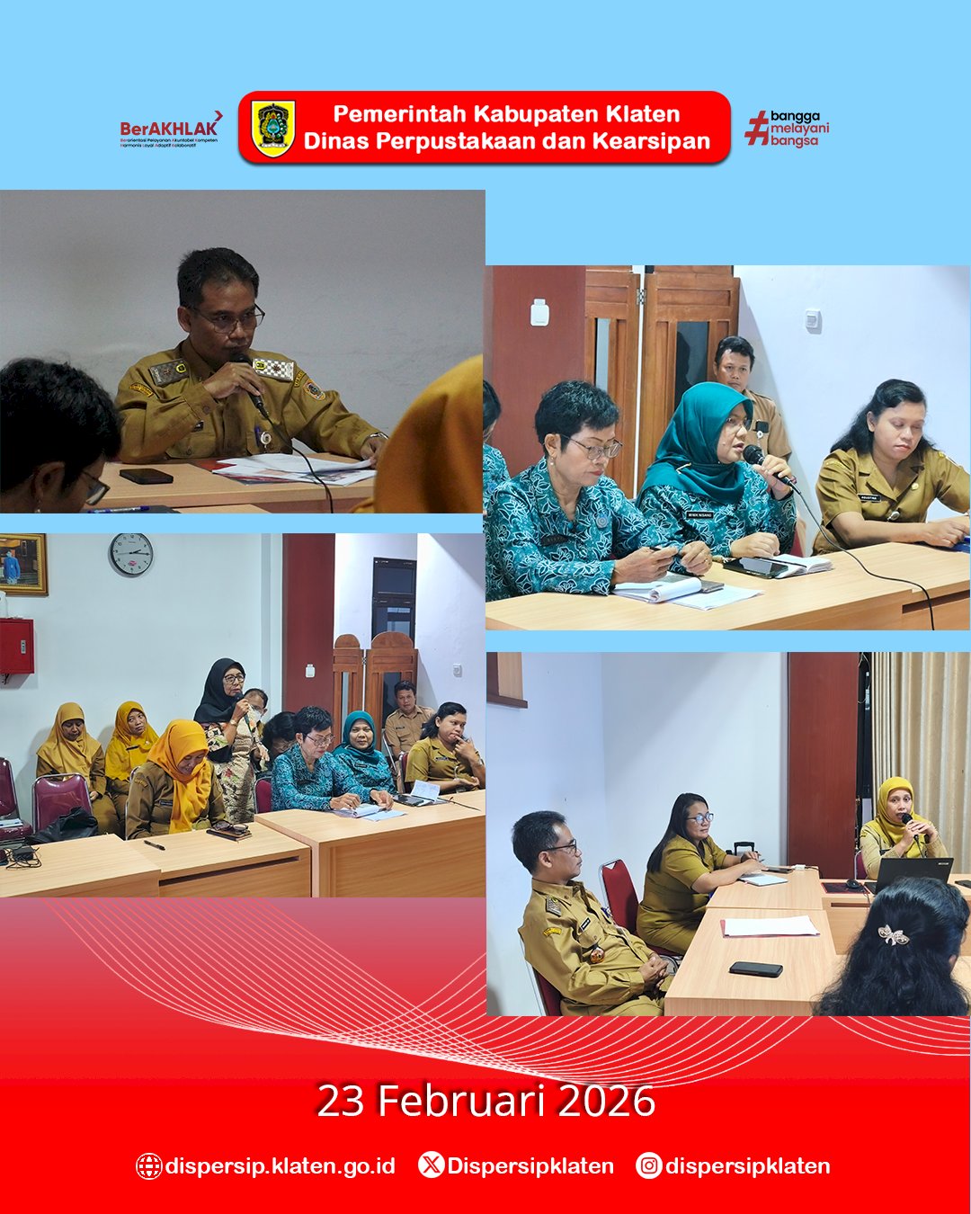 Penajaman Rencana Kerja 2027, Dispersip Klaten Gelar Forum Perangkat Daerah