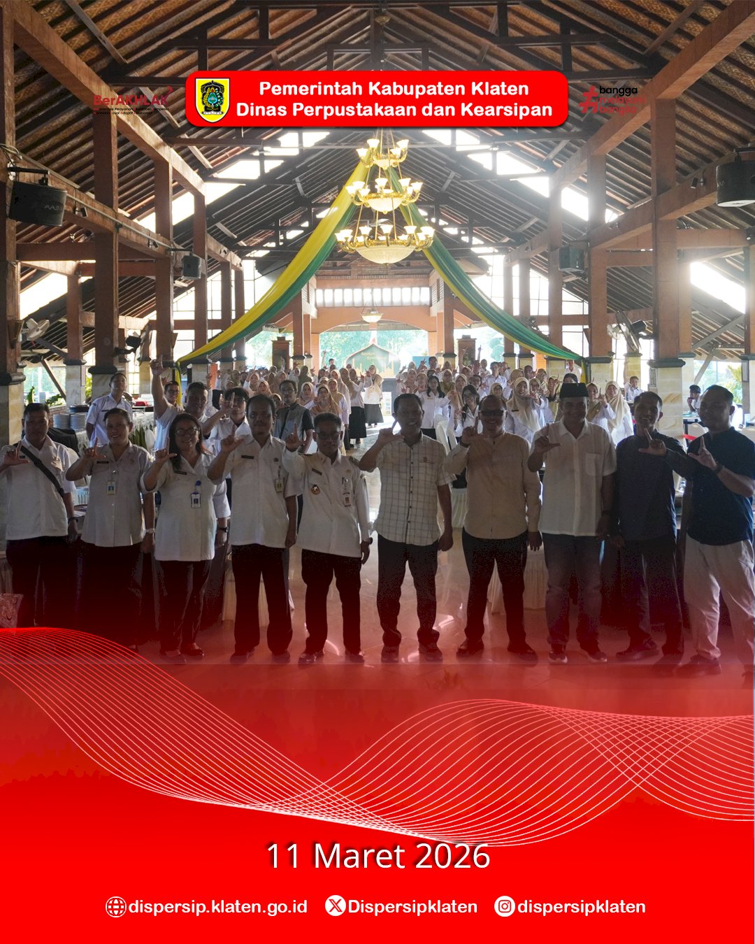 Dispersip Klaten Gelar Sosialisasi Pengelolaan Perpustakaan Digital Bersama Komisi IV DPRD