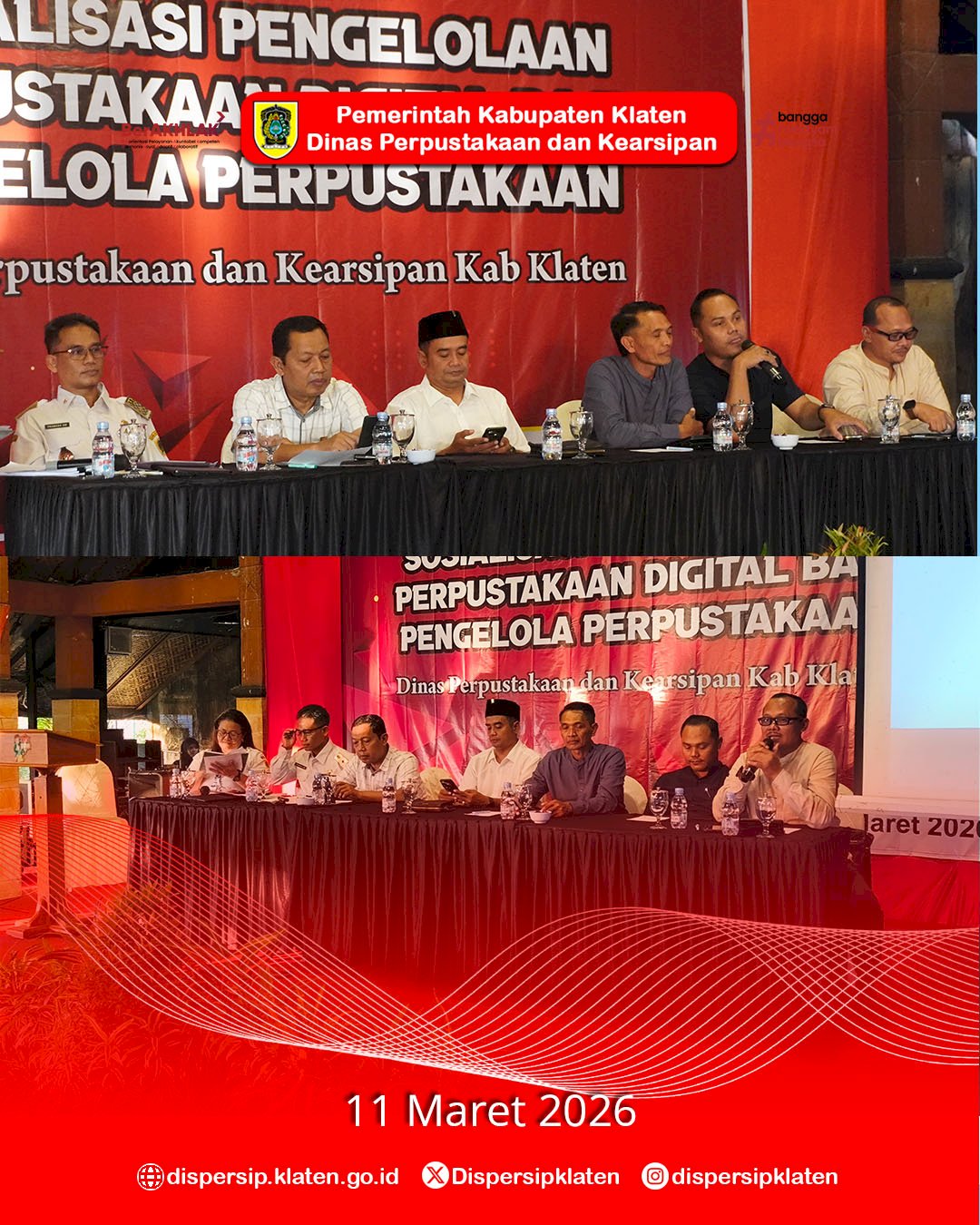 Dispersip Klaten Gelar Sosialisasi Pengelolaan Perpustakaan Digital Bersama Komisi IV DPRD