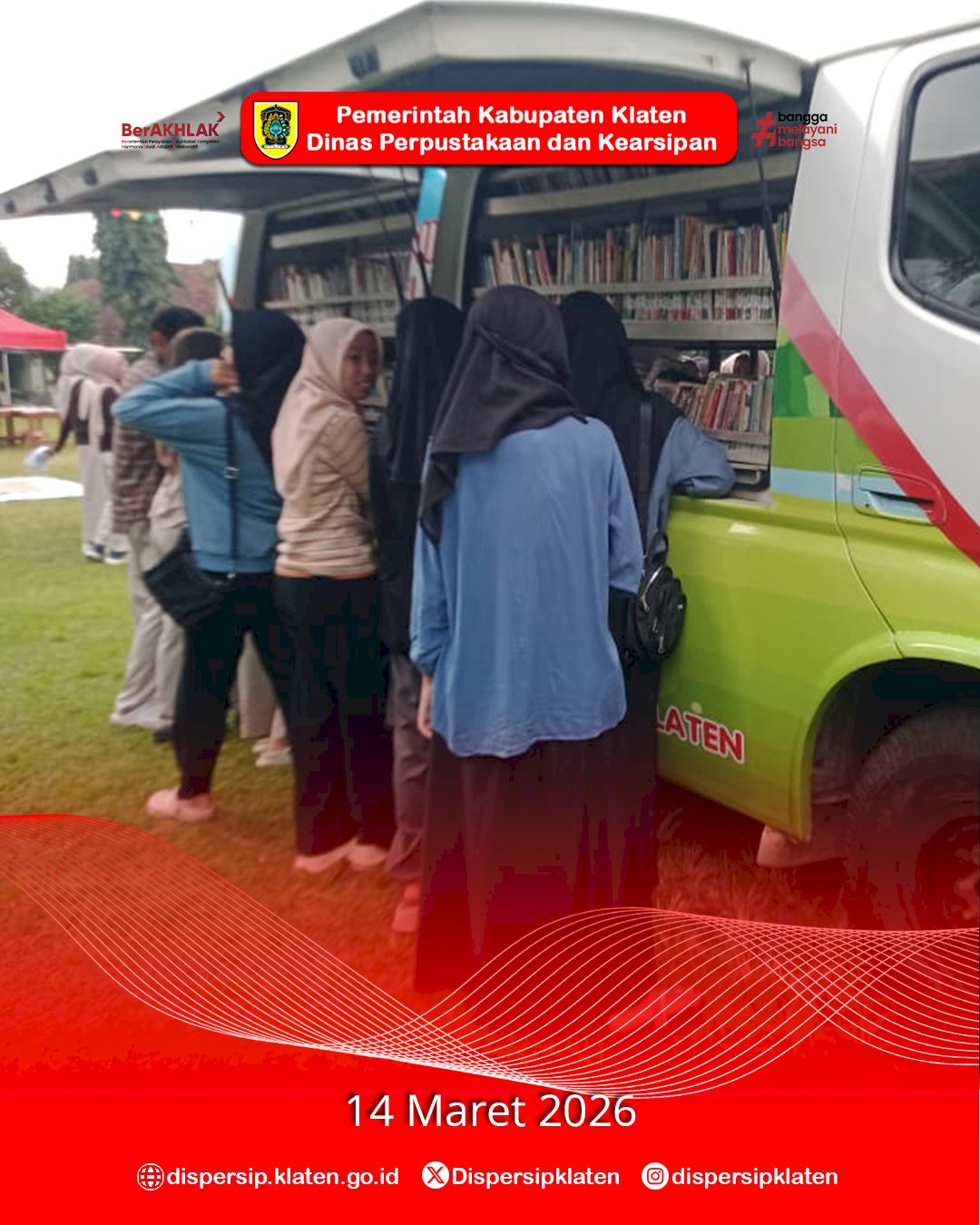 Mbak Marsini Dukung Ngabuburead di SMA N 1 Wonosari, Tingkatkan Minat Baca Generasi Muda