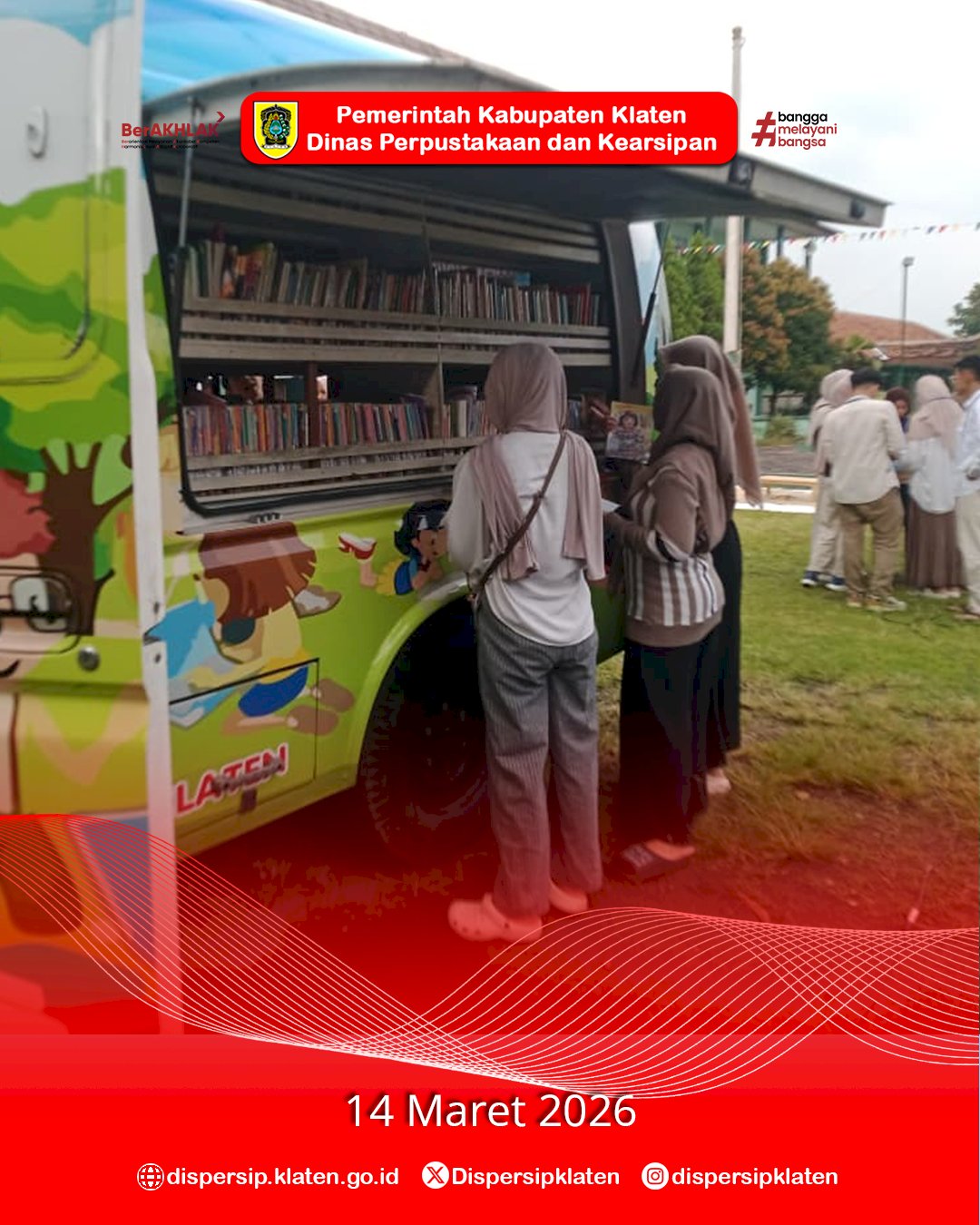 Mbak Marsini Dukung Ngabuburead di SMA N 1 Wonosari, Tingkatkan Minat Baca Generasi Muda