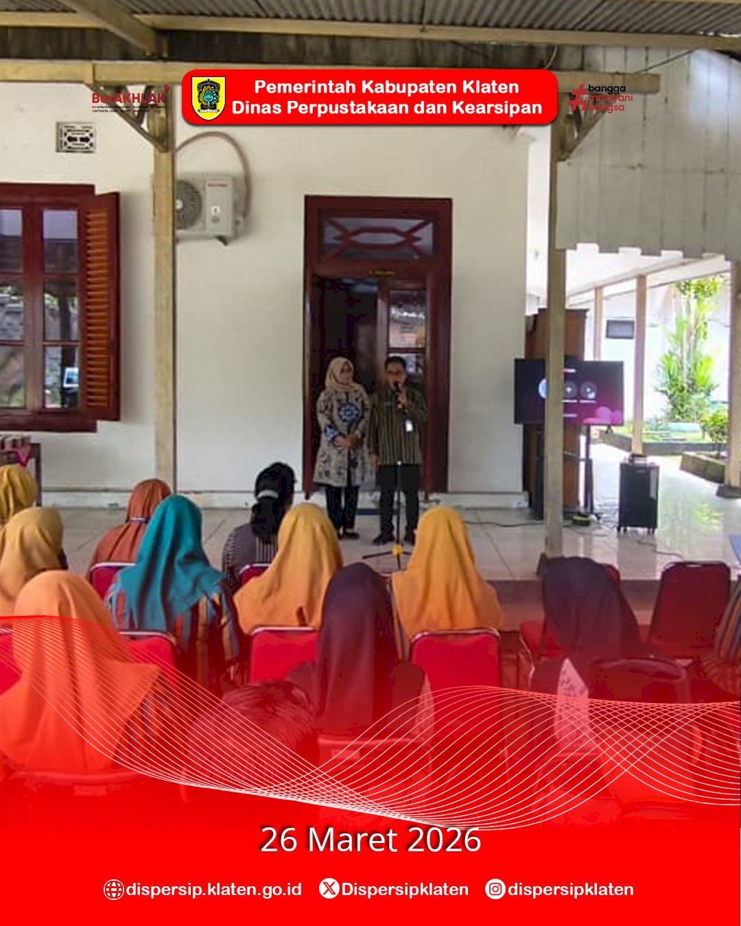 Pererat Silaturahmi, Dispersip Klaten Gelar Halal Bihalal 1447 H