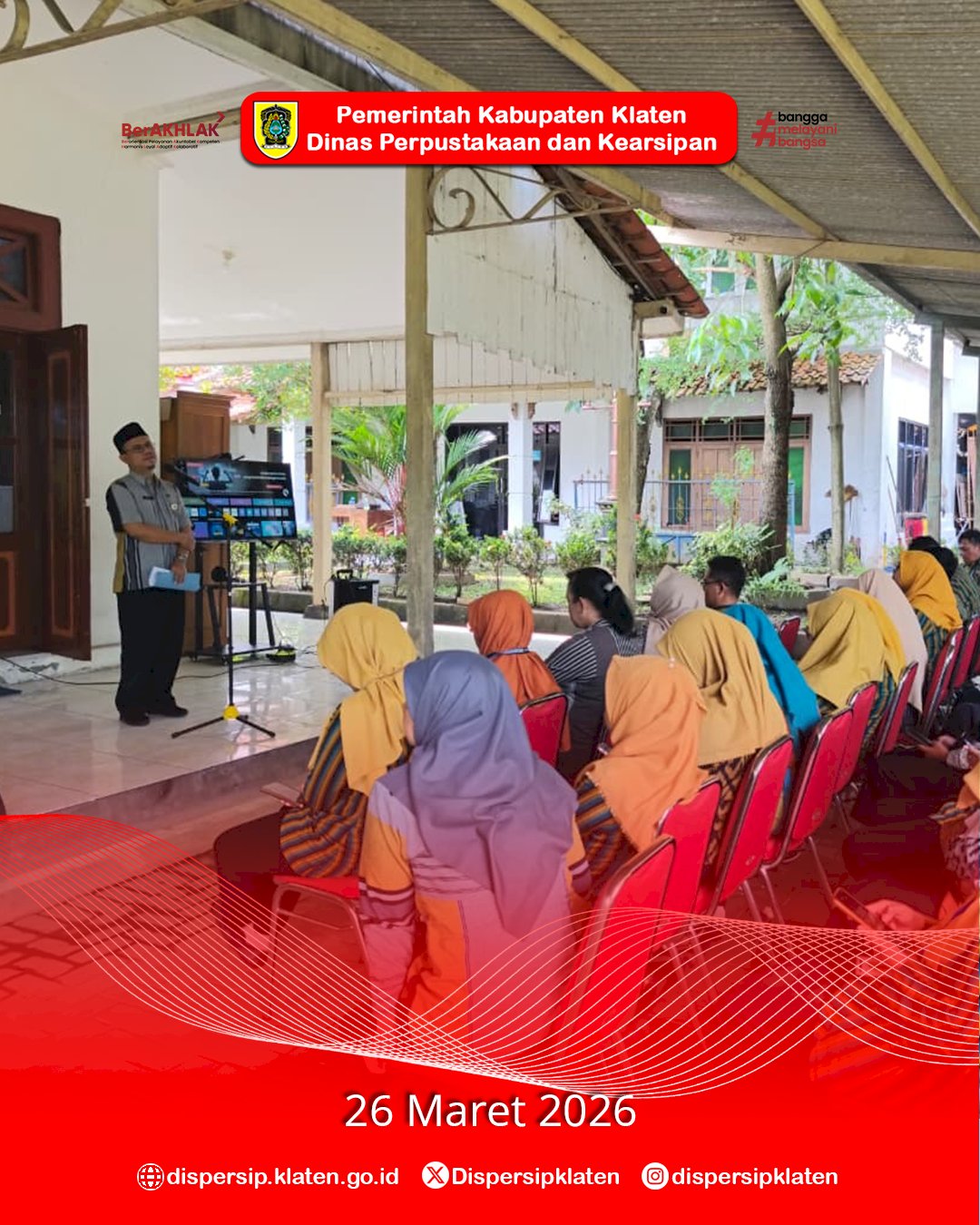 Pererat Silaturahmi, Dispersip Klaten Gelar Halal Bihalal 1447 H