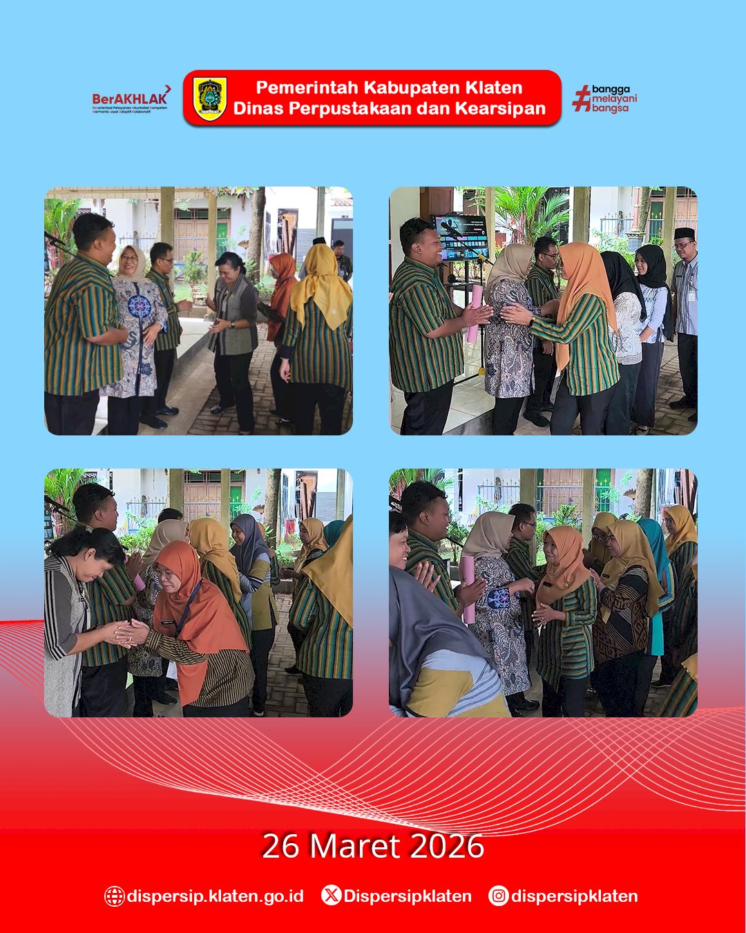 Pererat Silaturahmi, Dispersip Klaten Gelar Halal Bihalal 1447 H