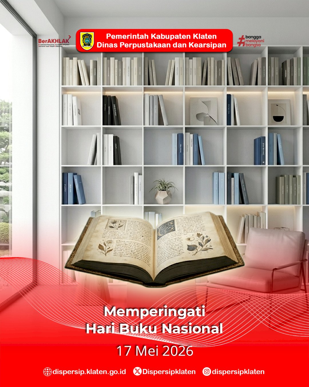 Dirgahayu Perpustakaan Nasional Republik Indonesia ke-46 dan Hari Buku Nasional
