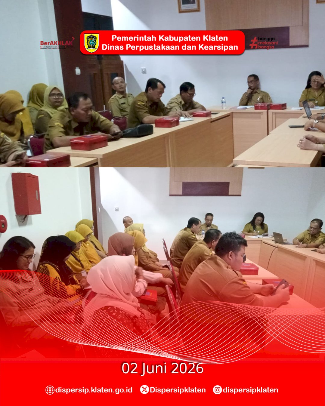 Dispersip Klaten Gelar Sosialisasi Lomba Perpustakaan Desa Terbaik Tahun 2026, Enam Desa Siap Ikuti Tahap Visitasi
